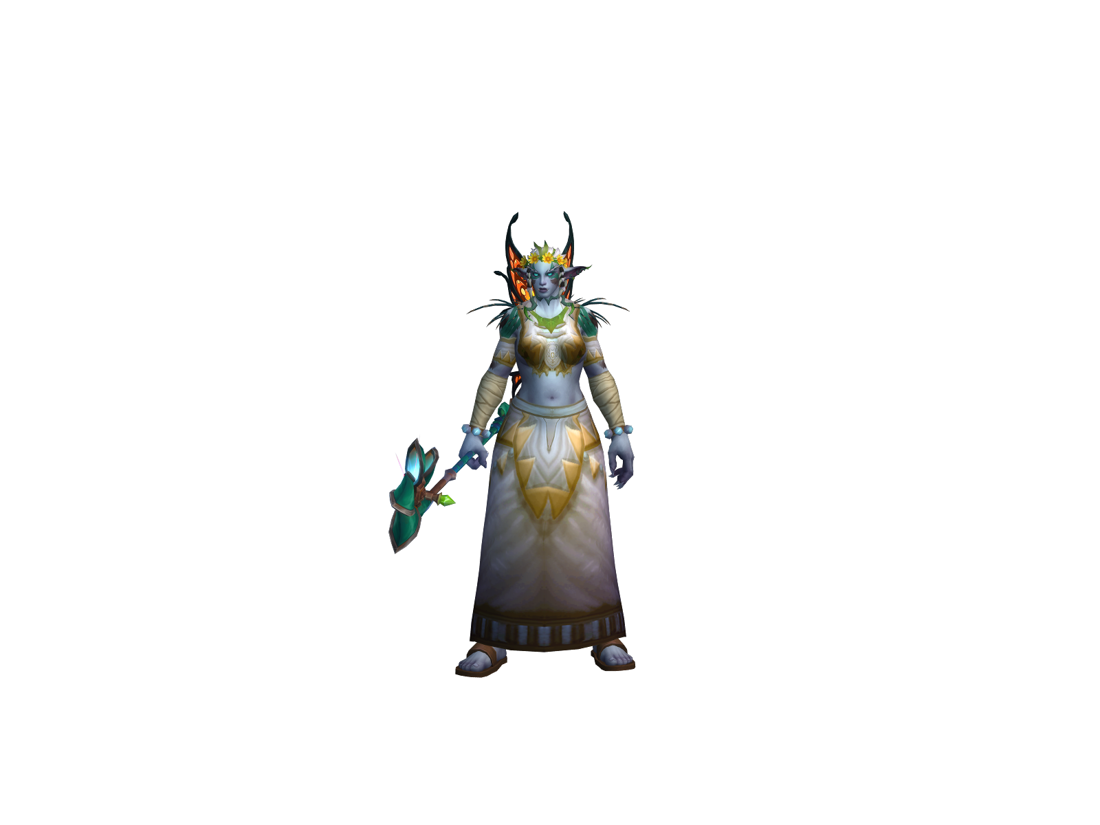 Haloua 3D character render