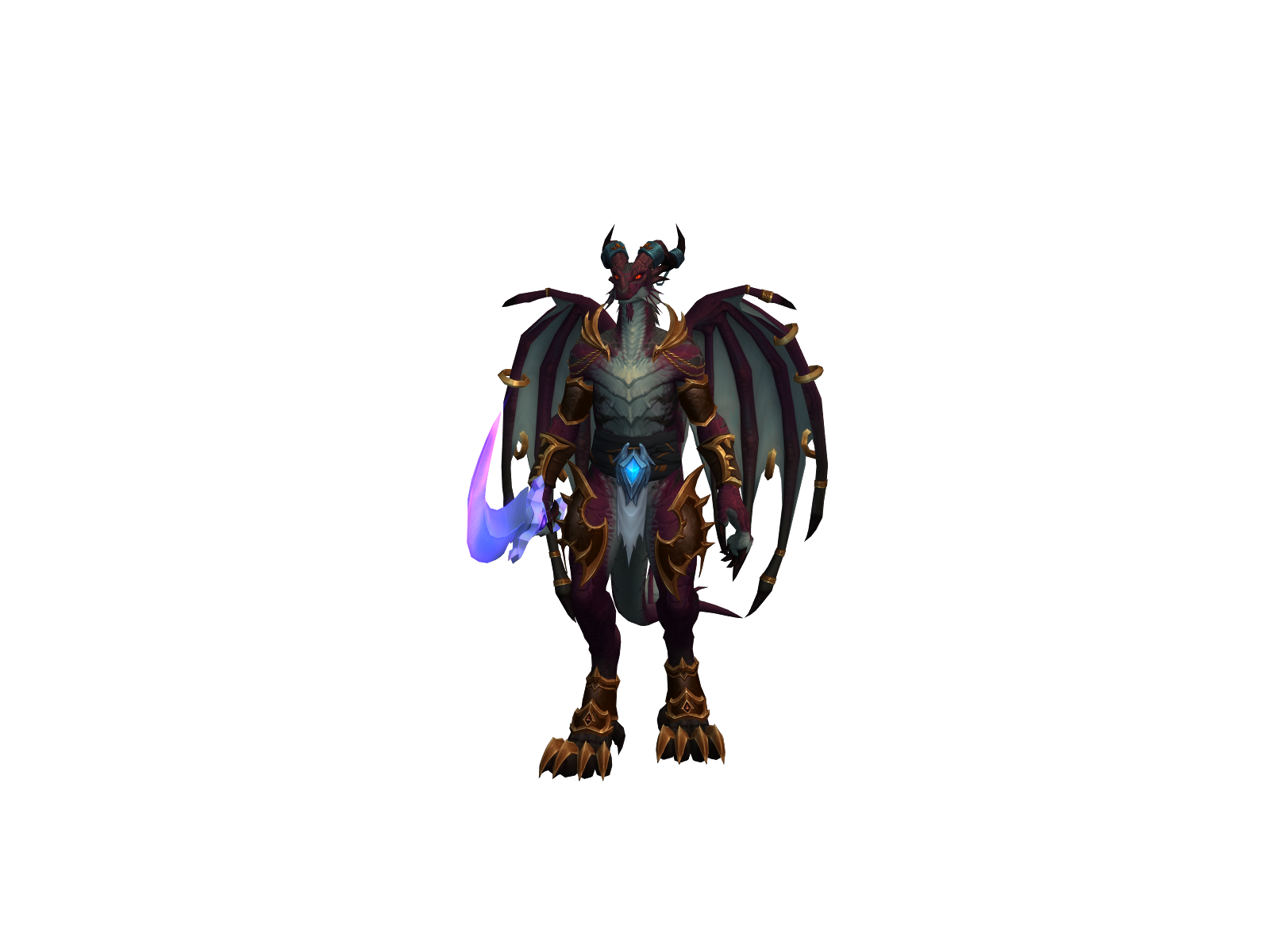 Ushioreira 3D character render