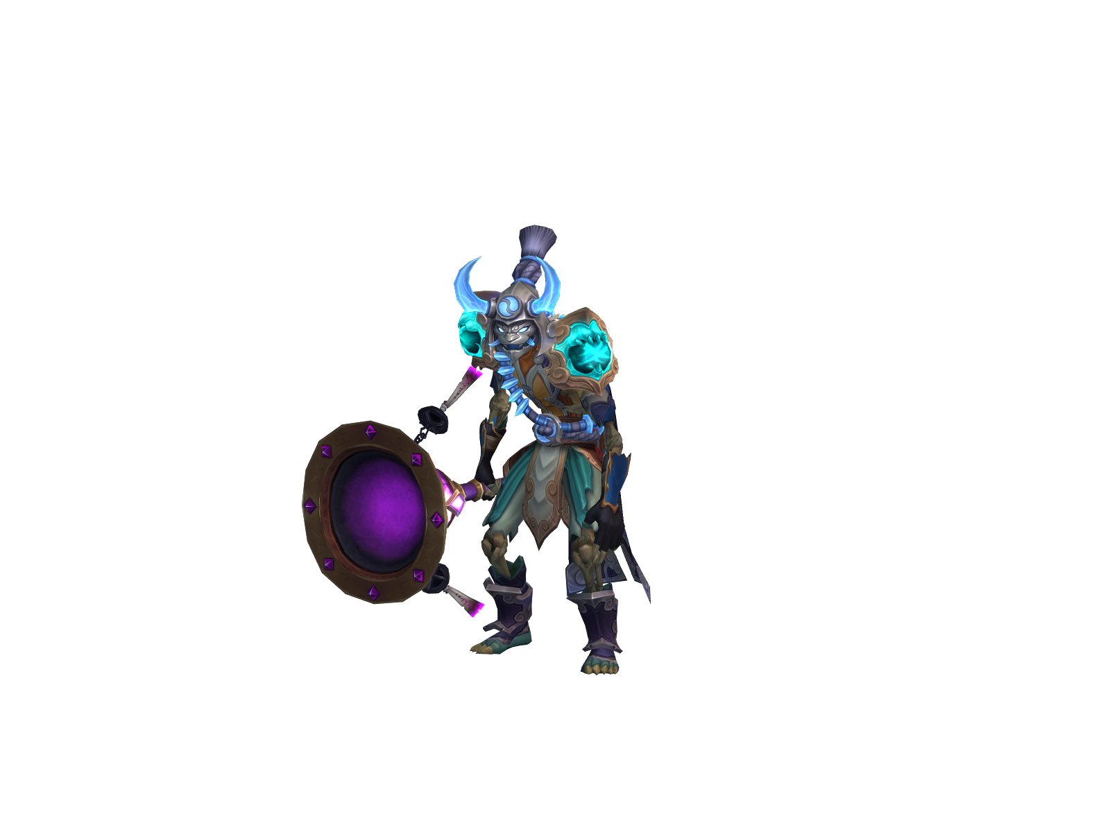 Bruiseli 3D character render