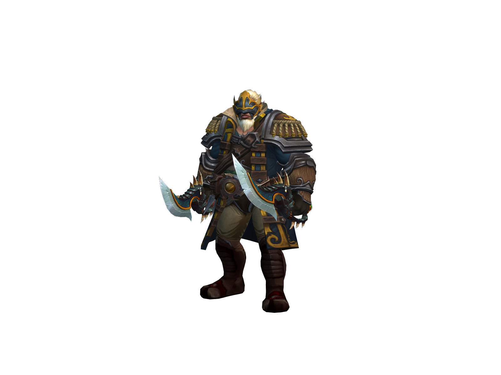 Bulkljourn 3D character render