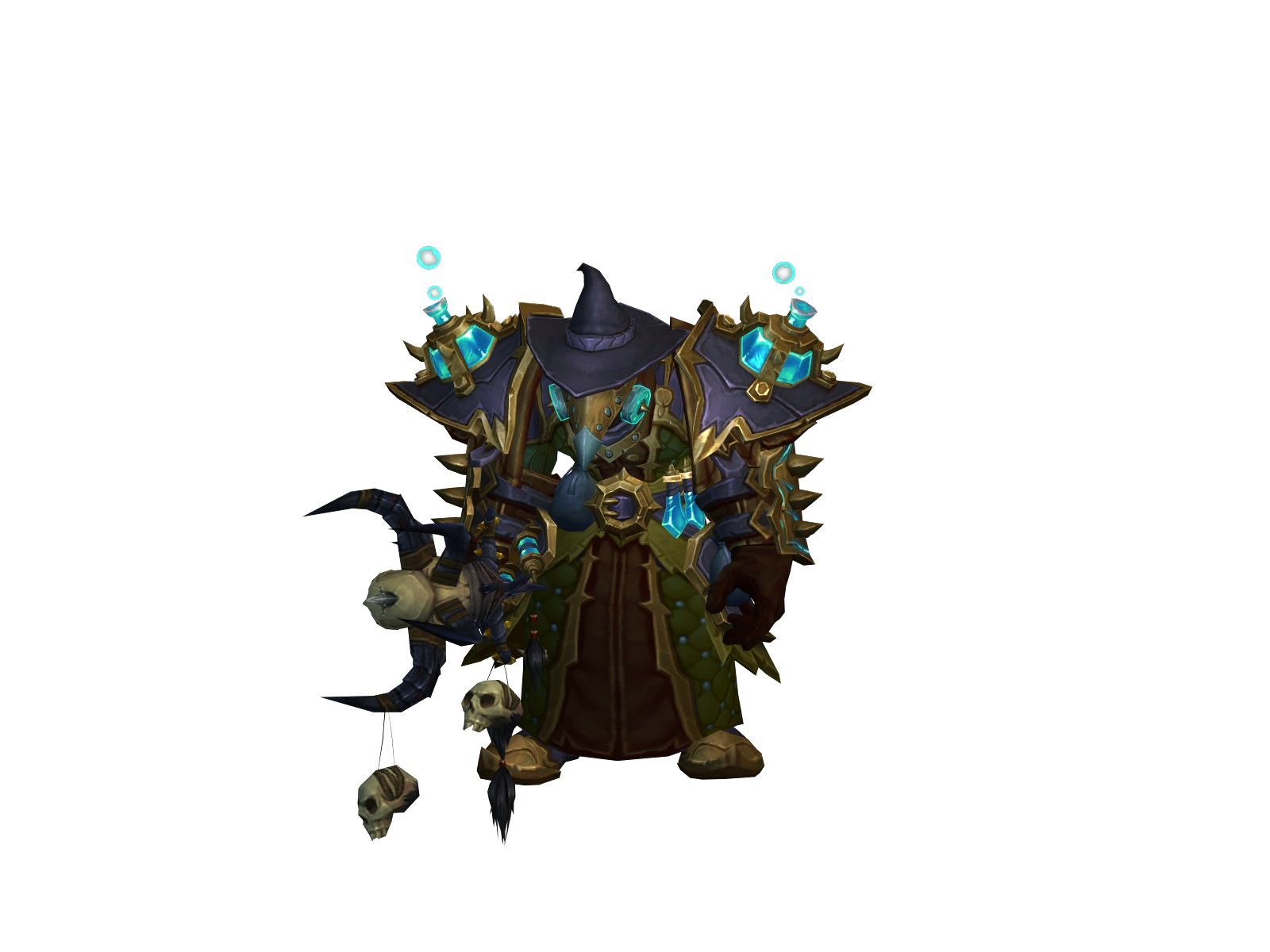 Evileggplant 3D character render