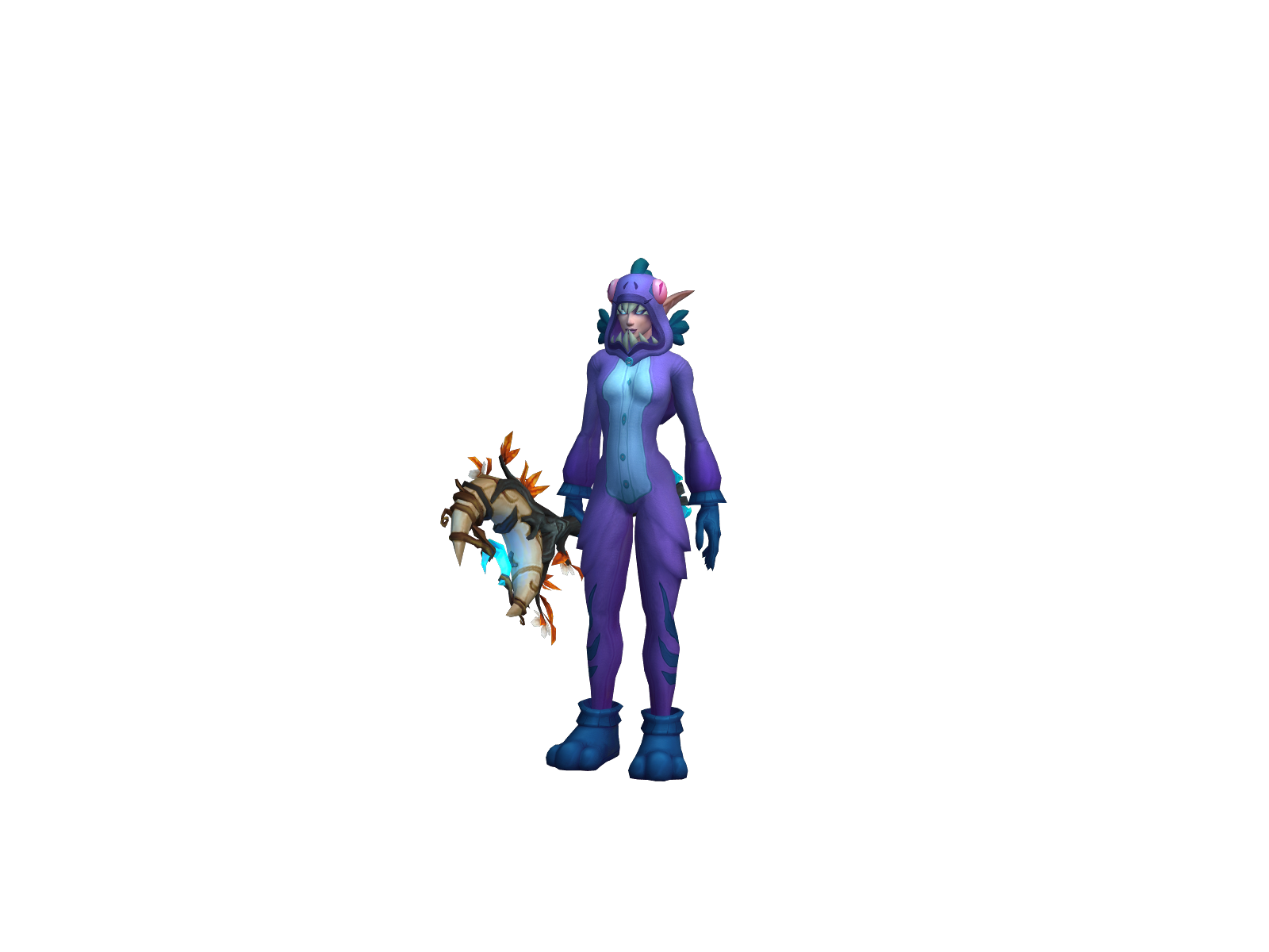 Neonjid 3D character render