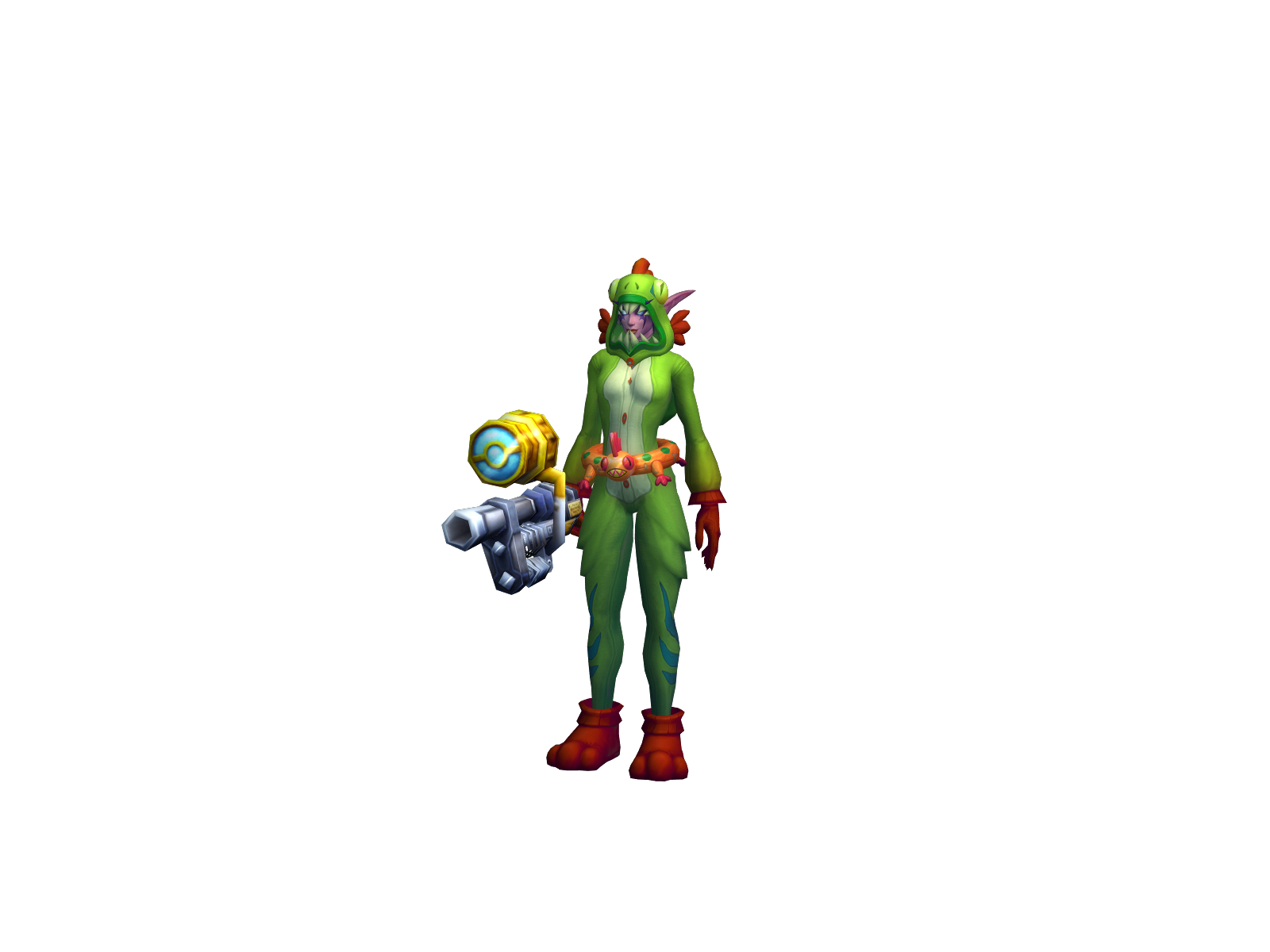 Peanutgirl 3D character render