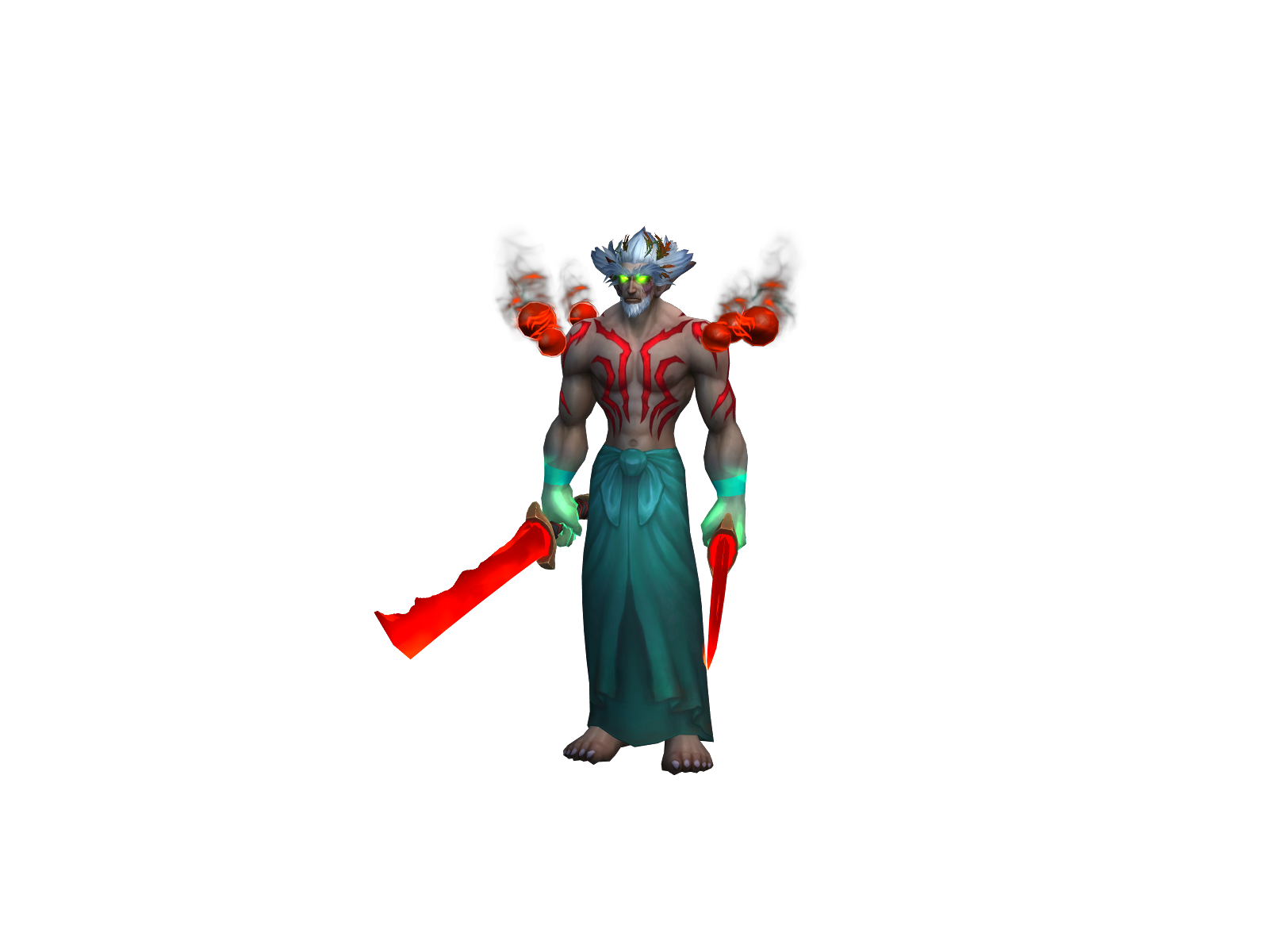 Qwea 3D character render