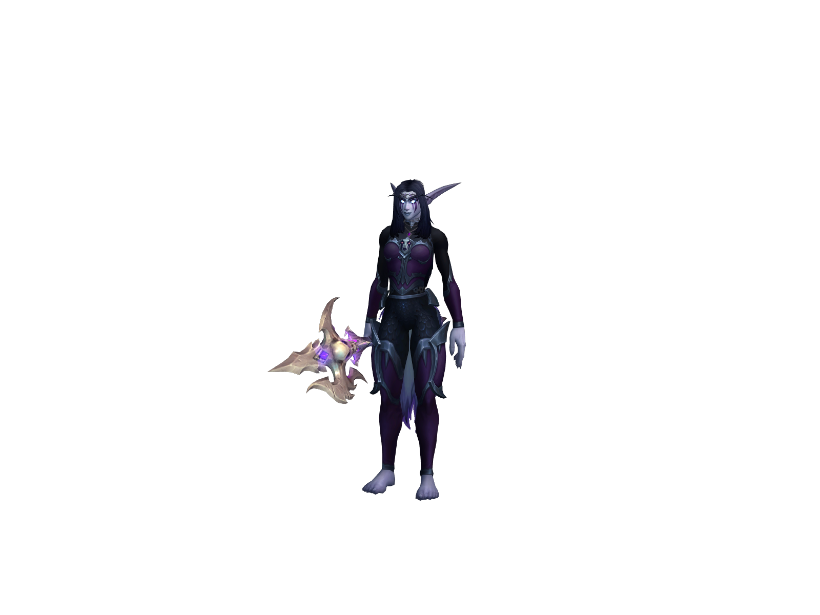 Clayine 3D character render