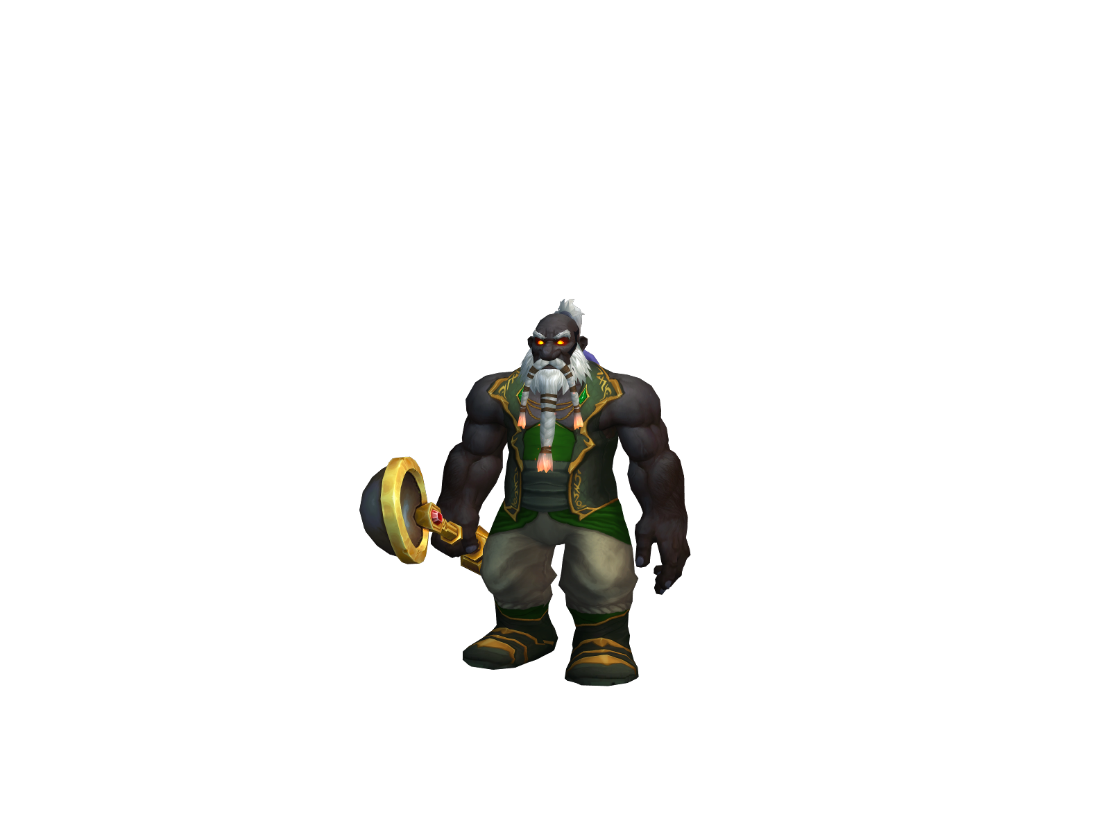 Mopww 3D character render