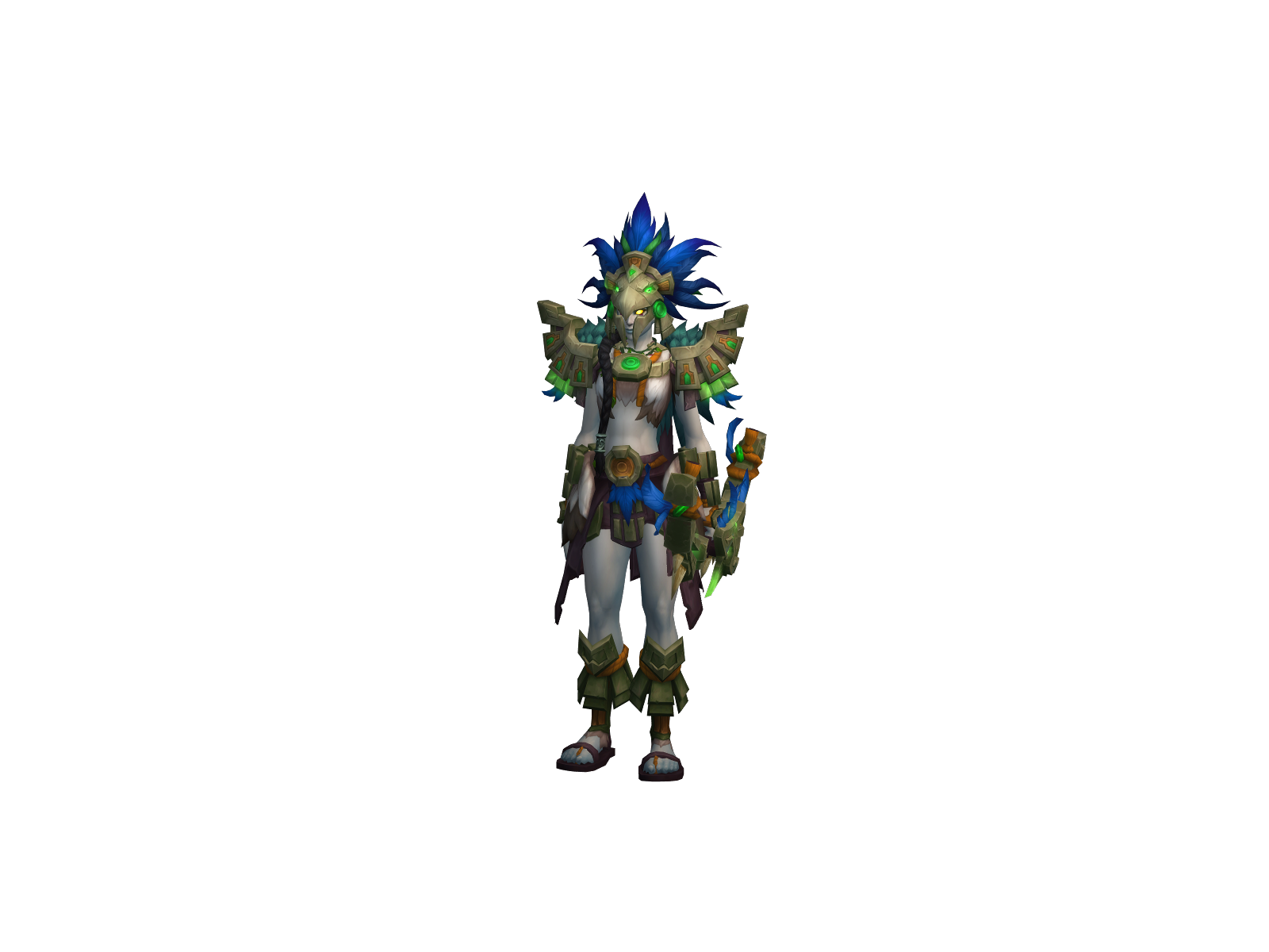 Sakonghunter 3D character render
