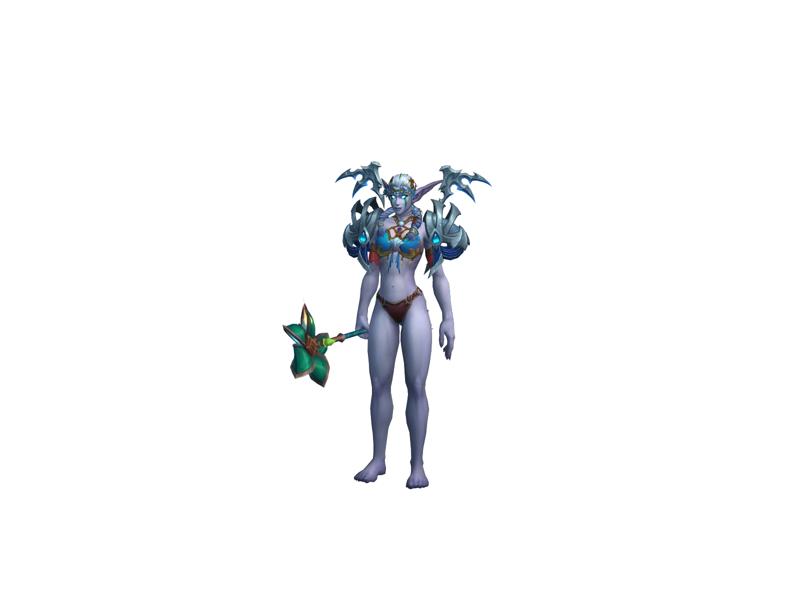 Kalemee 3D character render