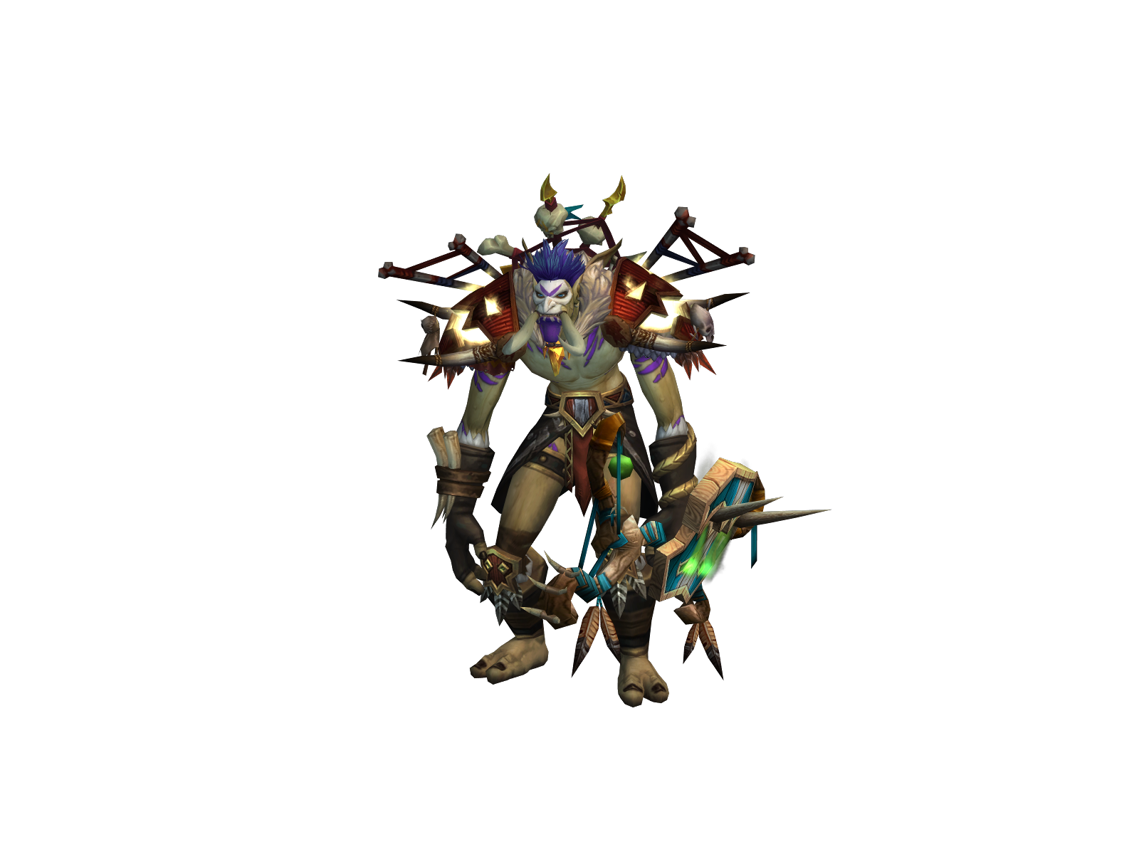 Shadøwhunter 3D character render