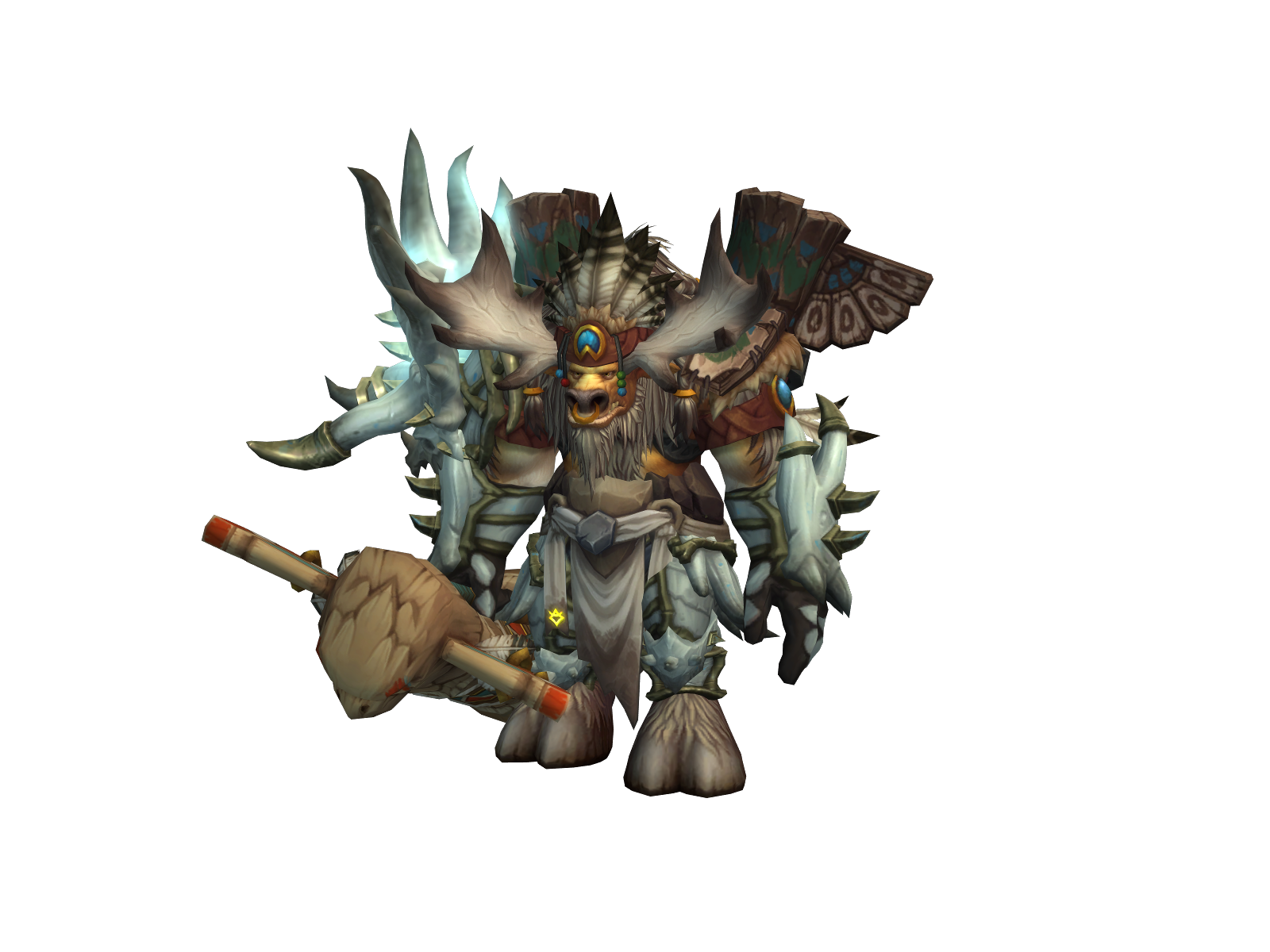 Gnarthok 3D character render