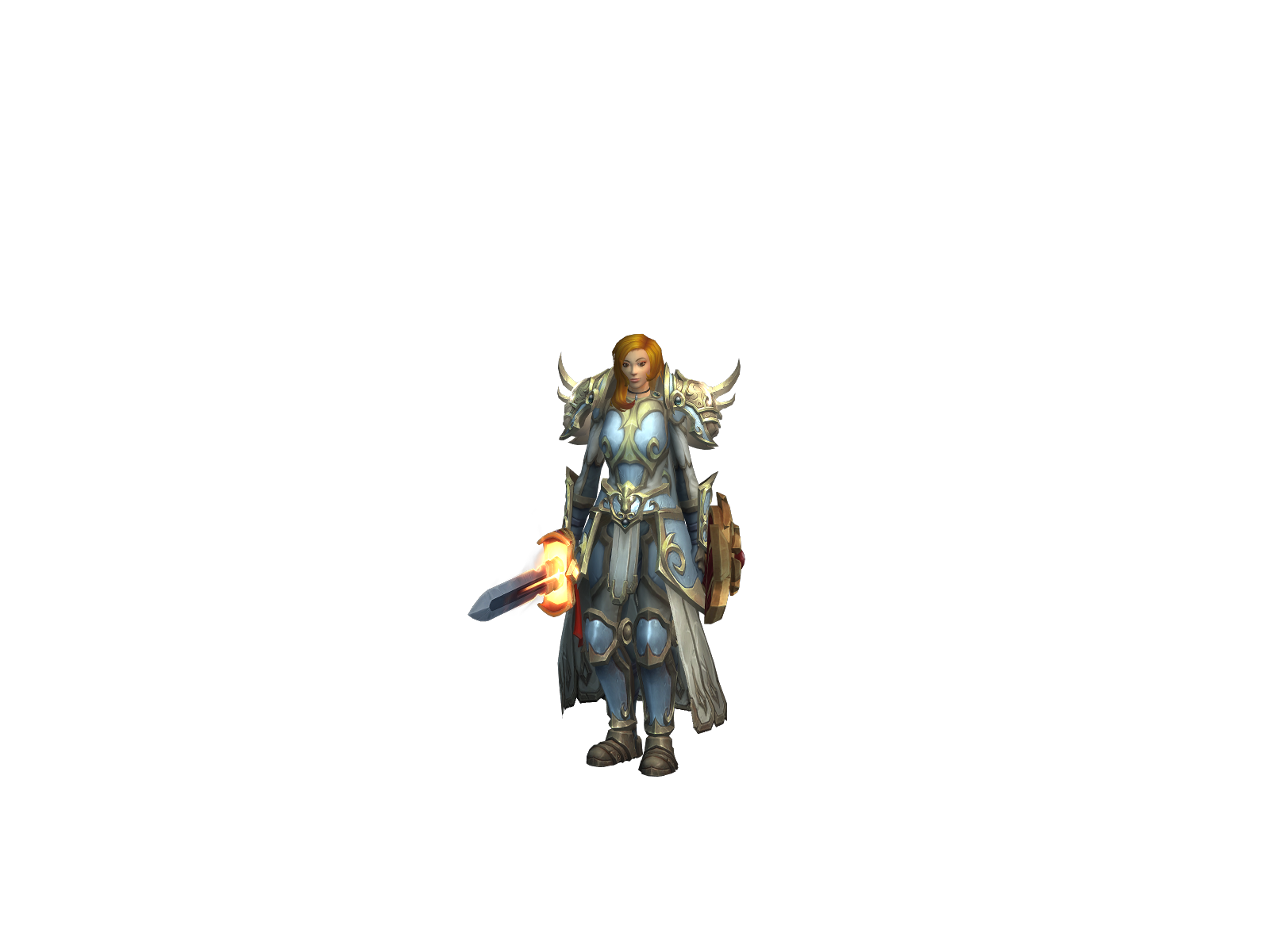 Aluriam 3D character render