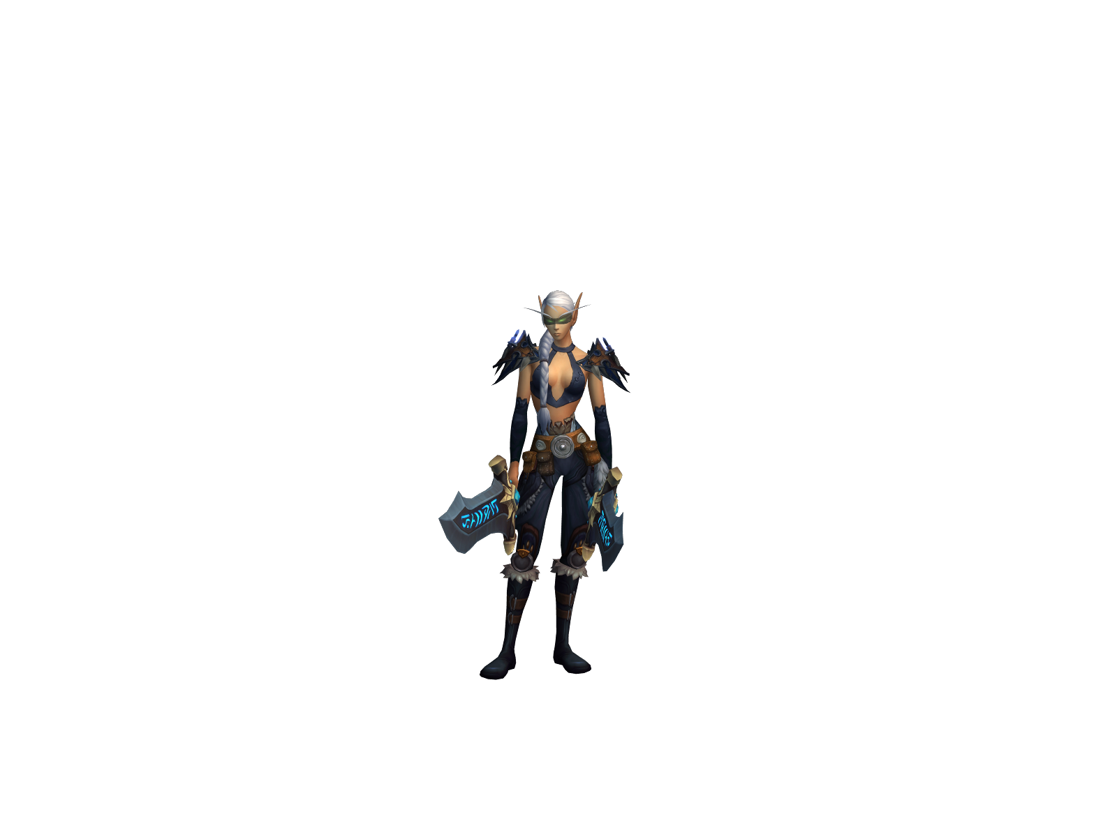 Nécô 3D character render