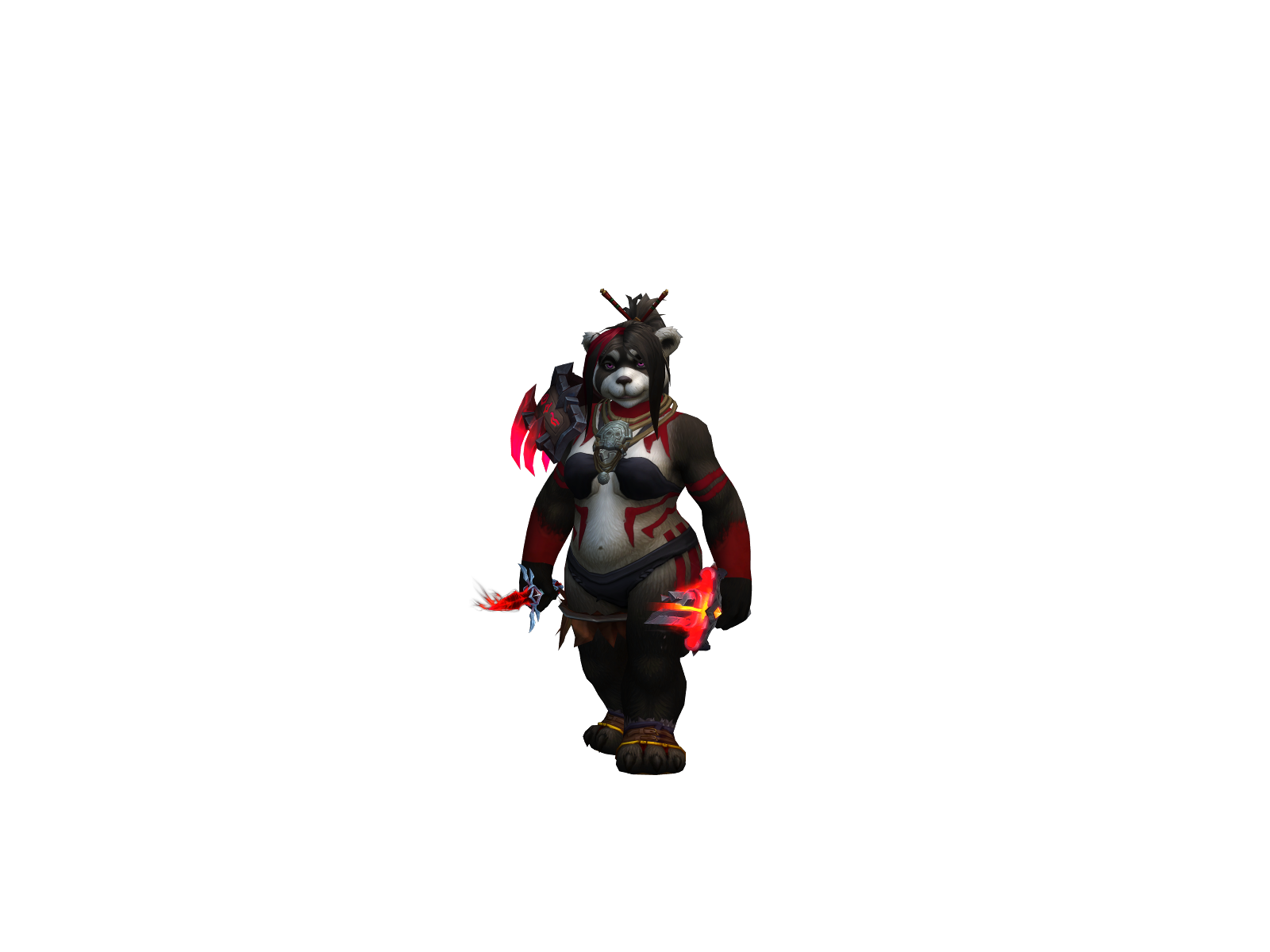 Gushingpanda 3D character render