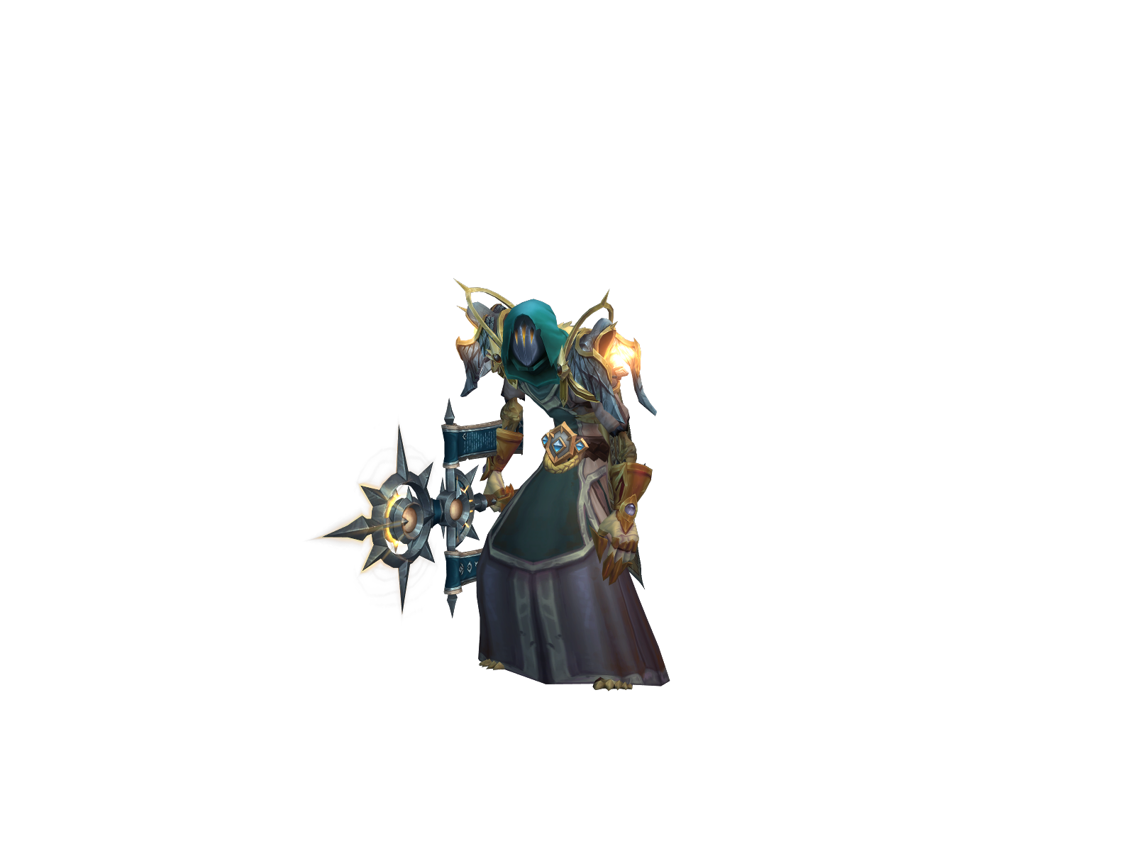 Flochase 3D character render