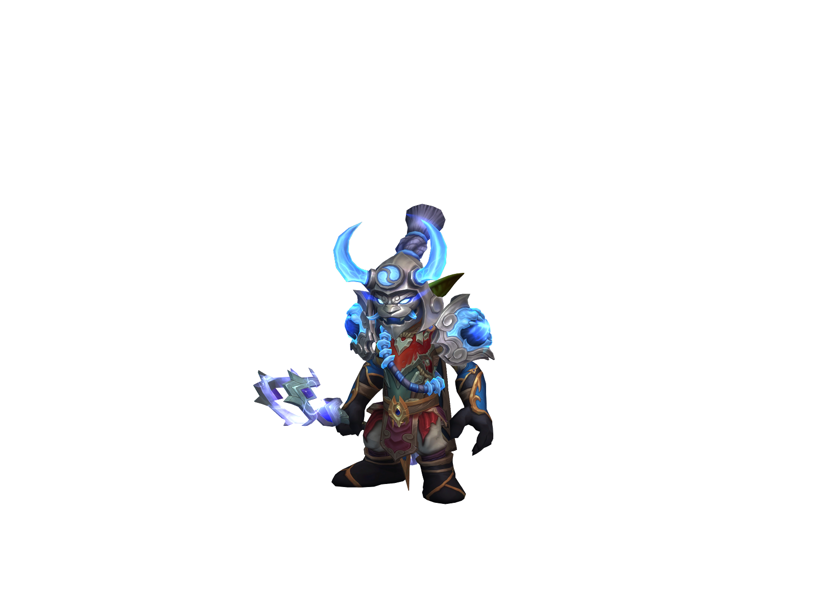 Goblinxmönk 3D character render