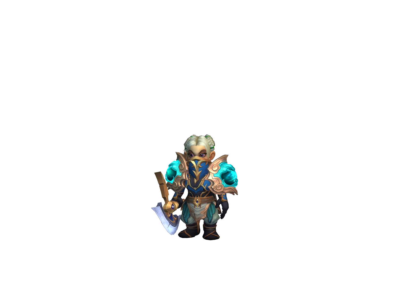Porollypolly 3D character render
