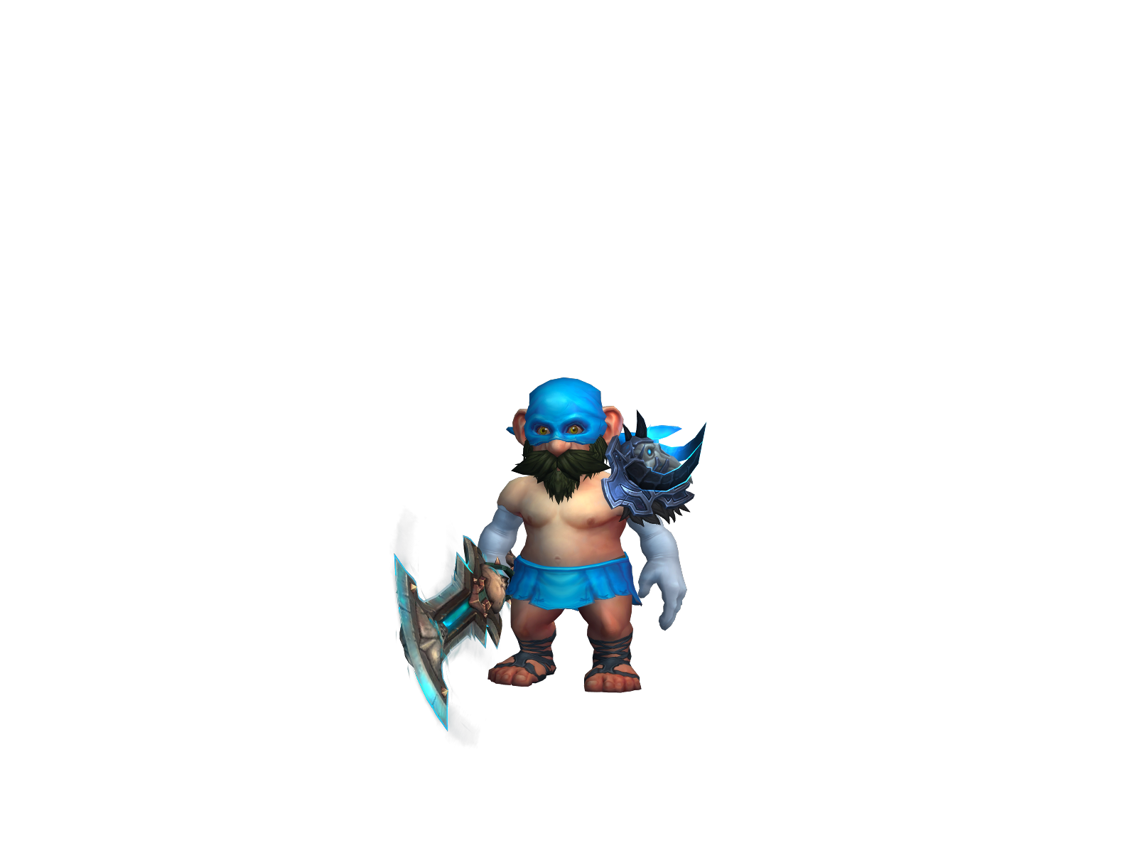 Blachee 3D character render