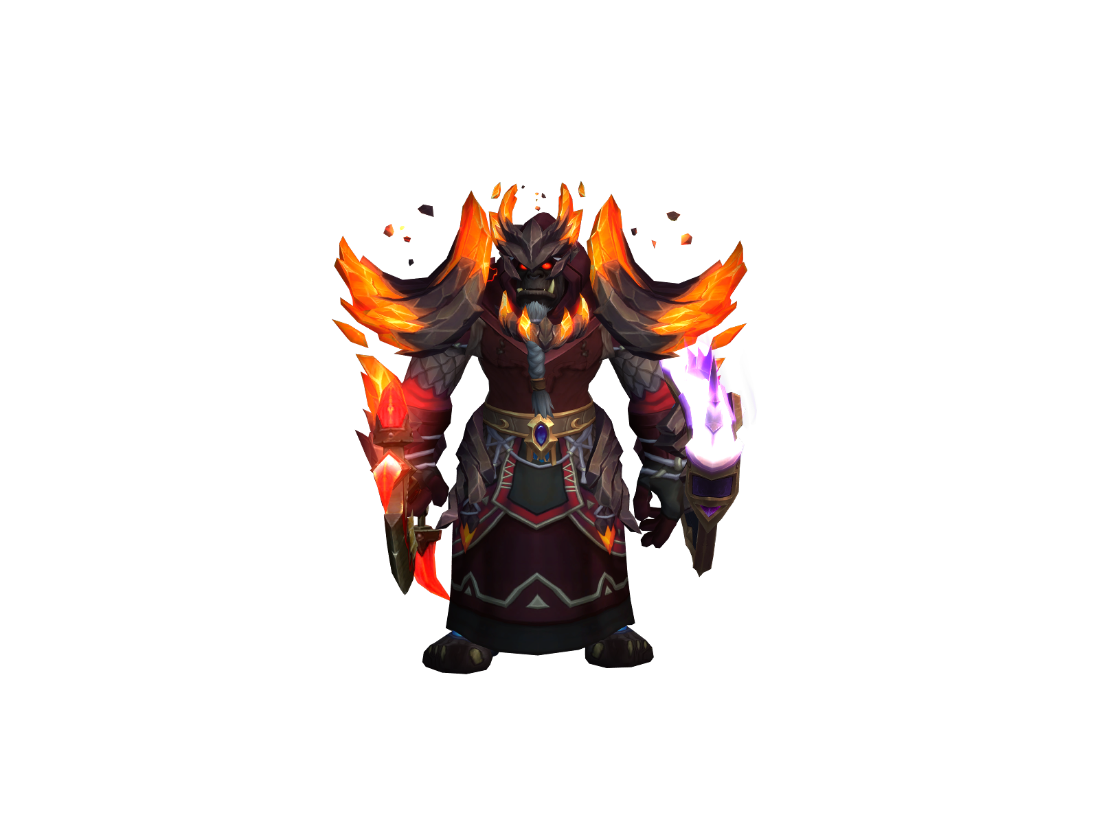 Gjsha 3D character render