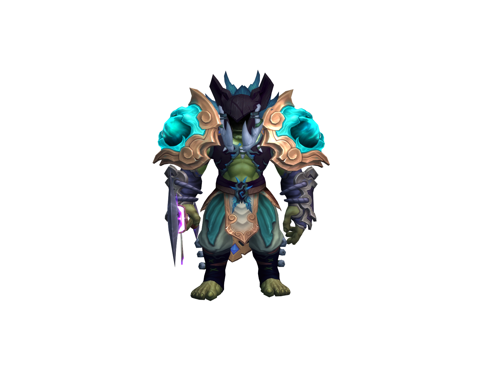 Monkork 3D character render