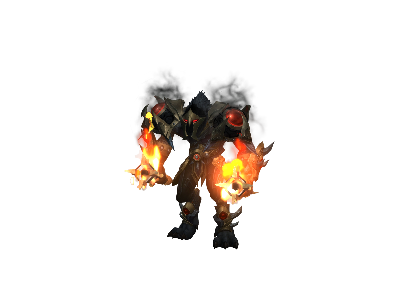 Gaboonfang 3D character render
