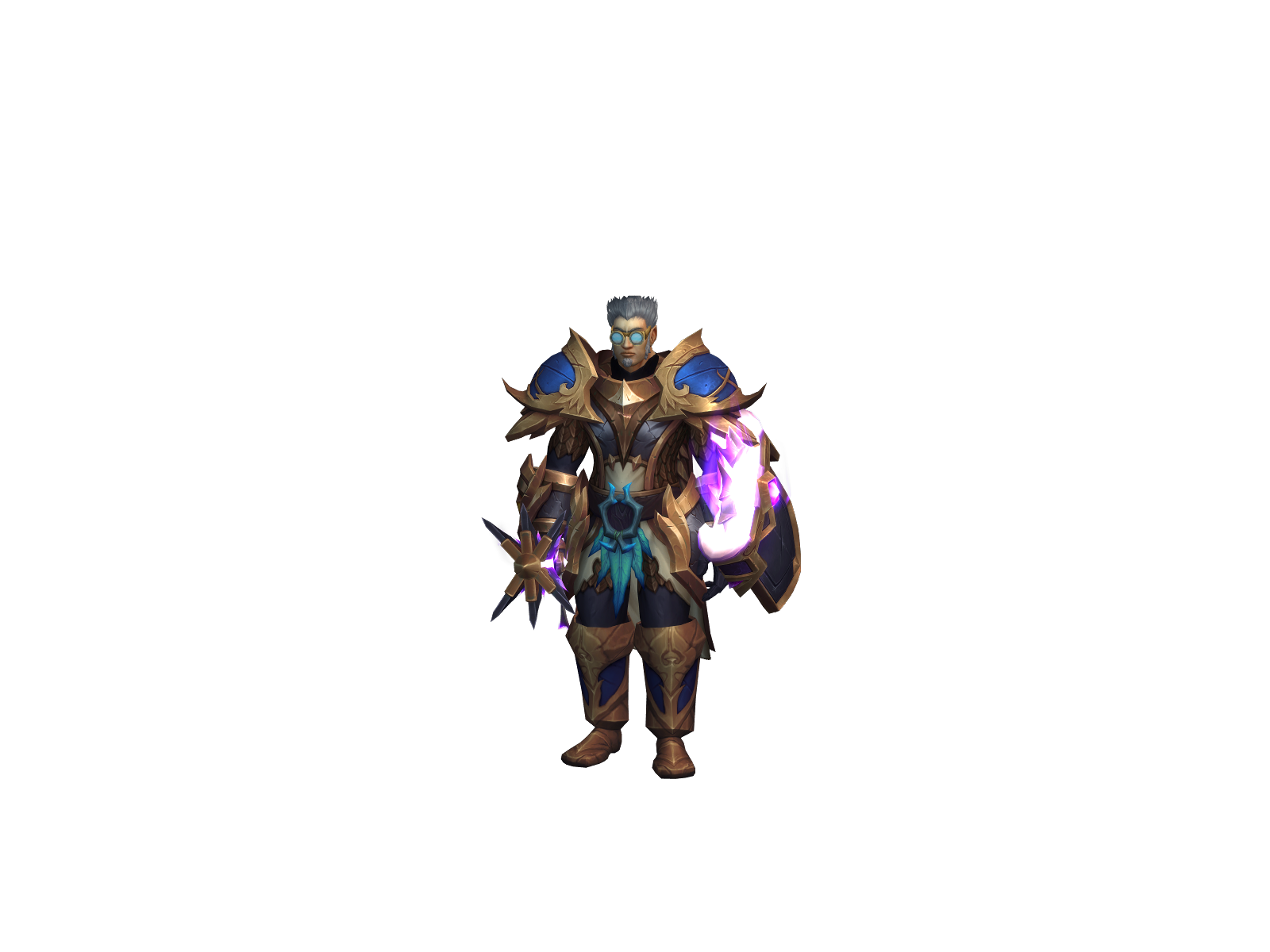 Zyréll 3D character render
