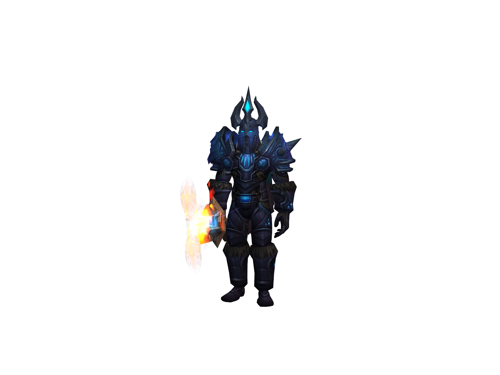 Grated 3D character render