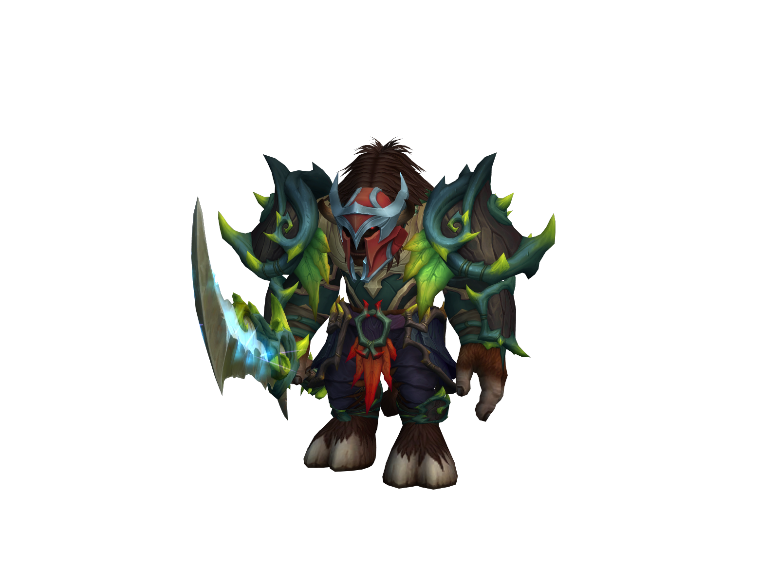 Autisticow 3D character render