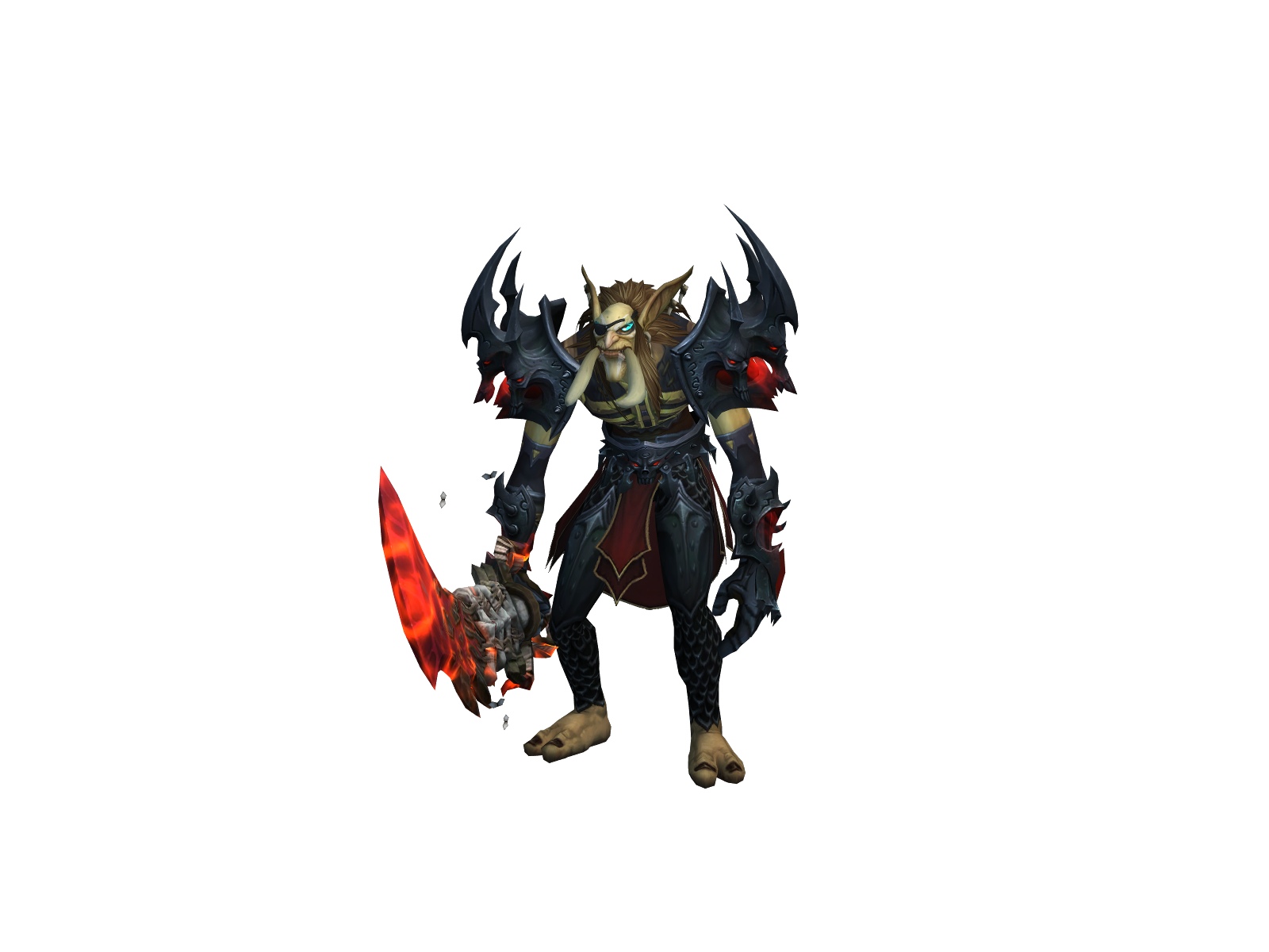 Cadavr 3D character render