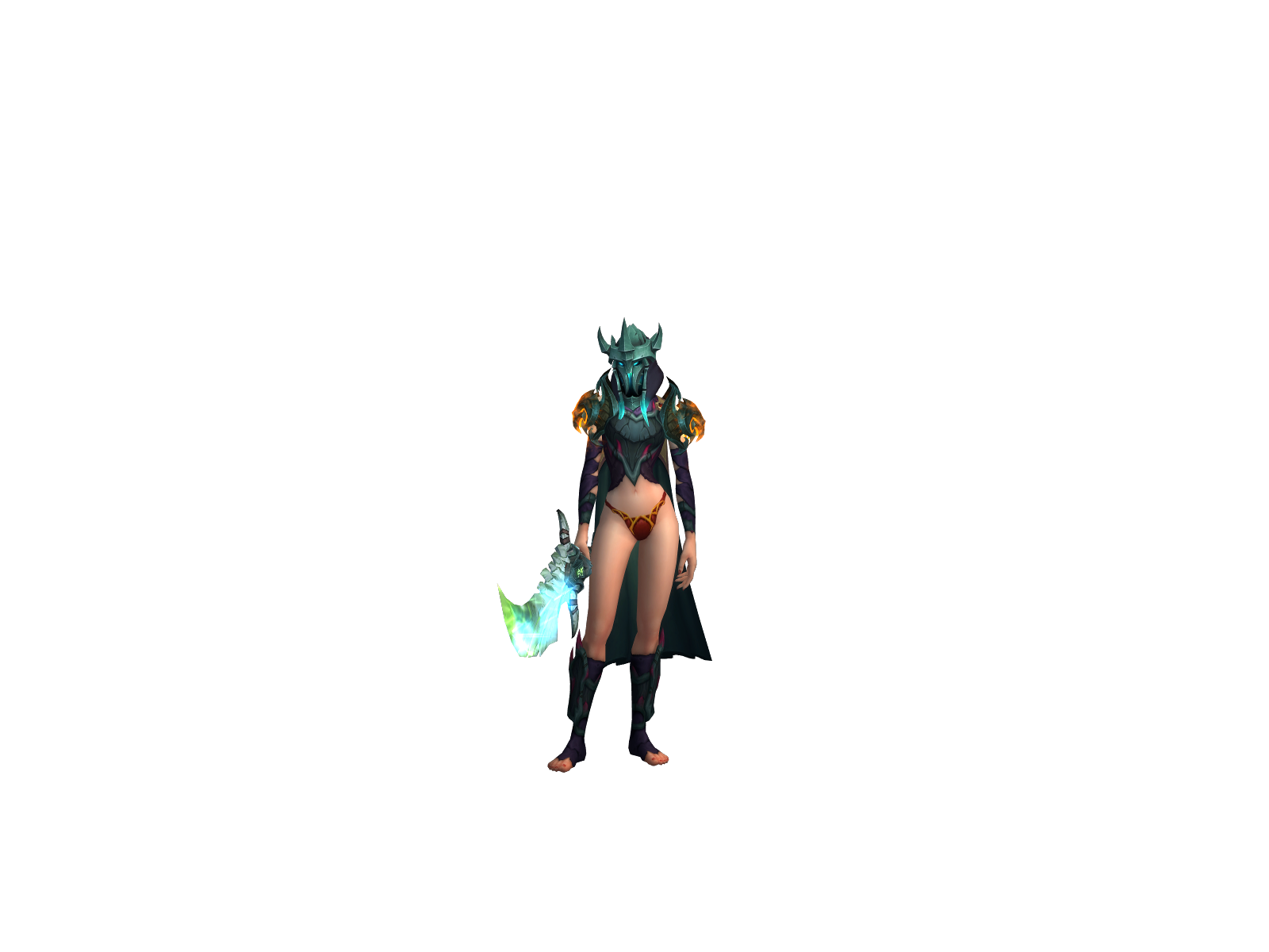 Hoedoor 3D character render