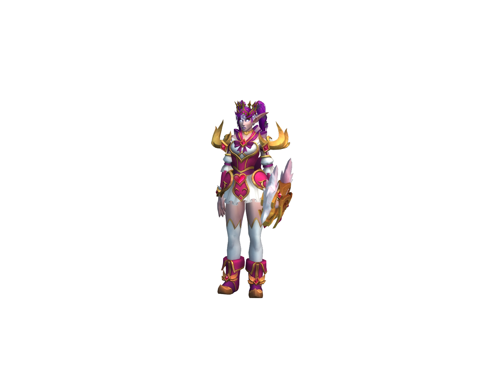 Níthía 3D character render