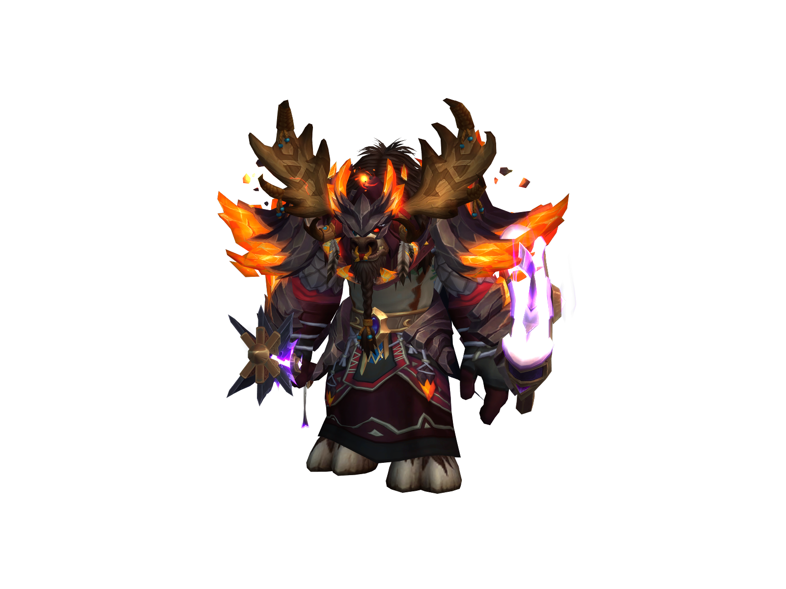 Montanehorn 3D character render