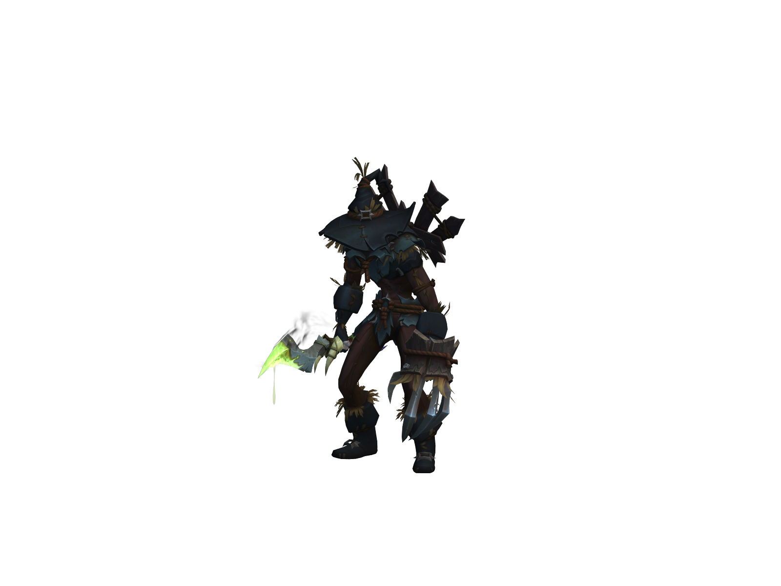 Ghloom 3D character render
