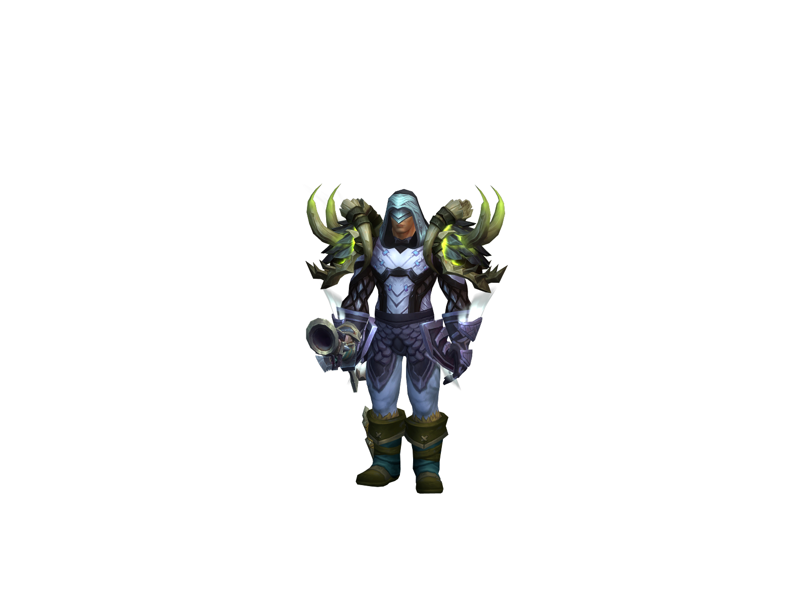 Hughman 3D character render
