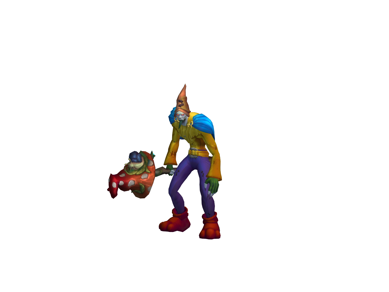 Bumperwhip 3D character render