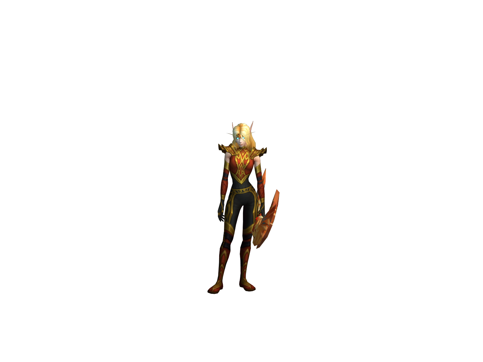 Hótaru 3D character render