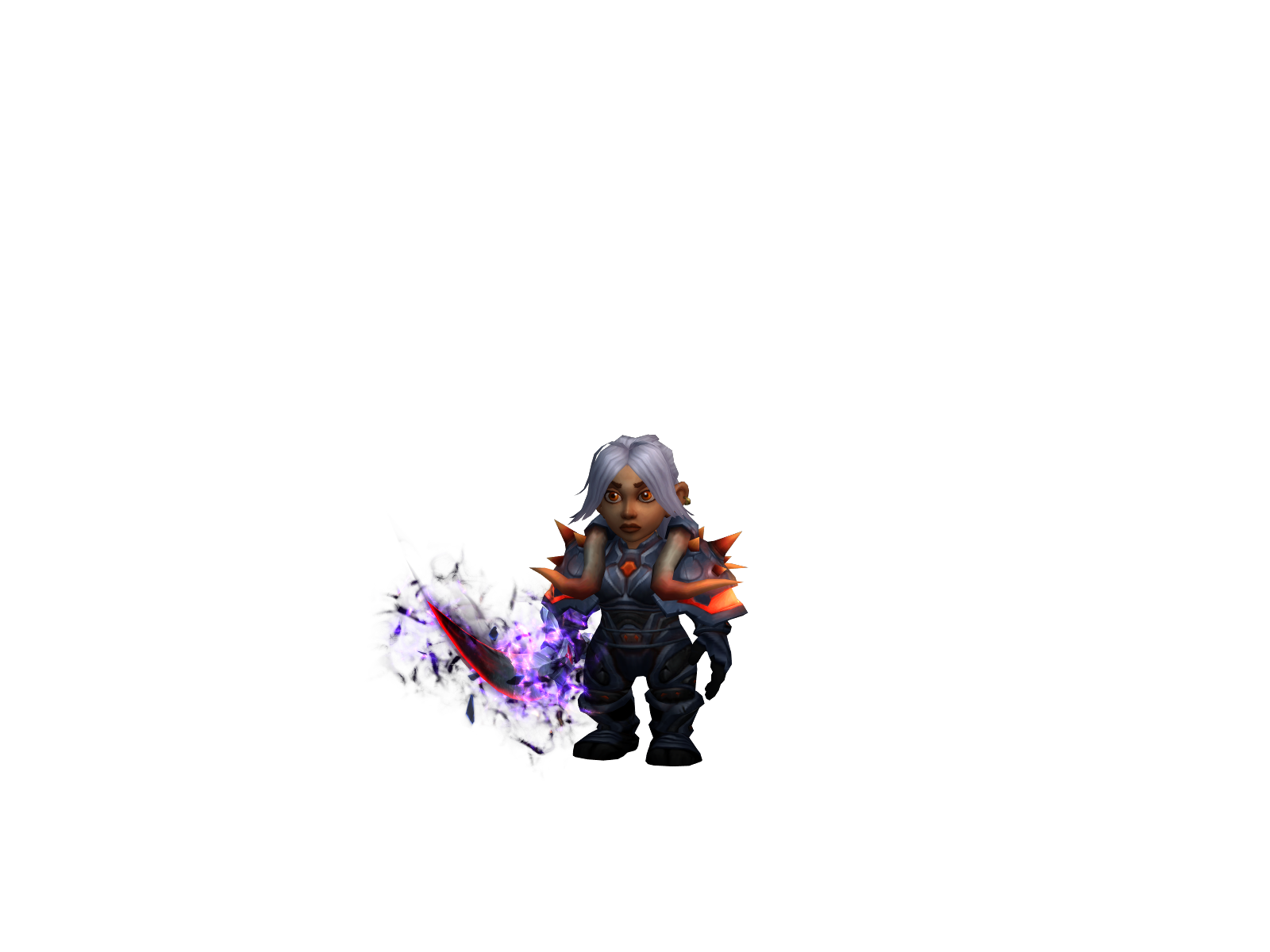 Skrox 3D character render