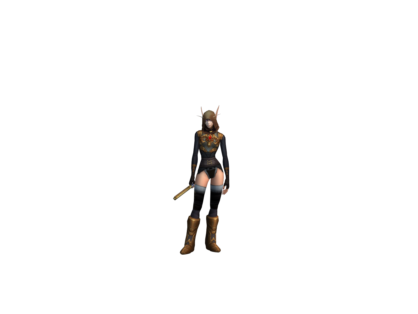 Destroction 3D character render