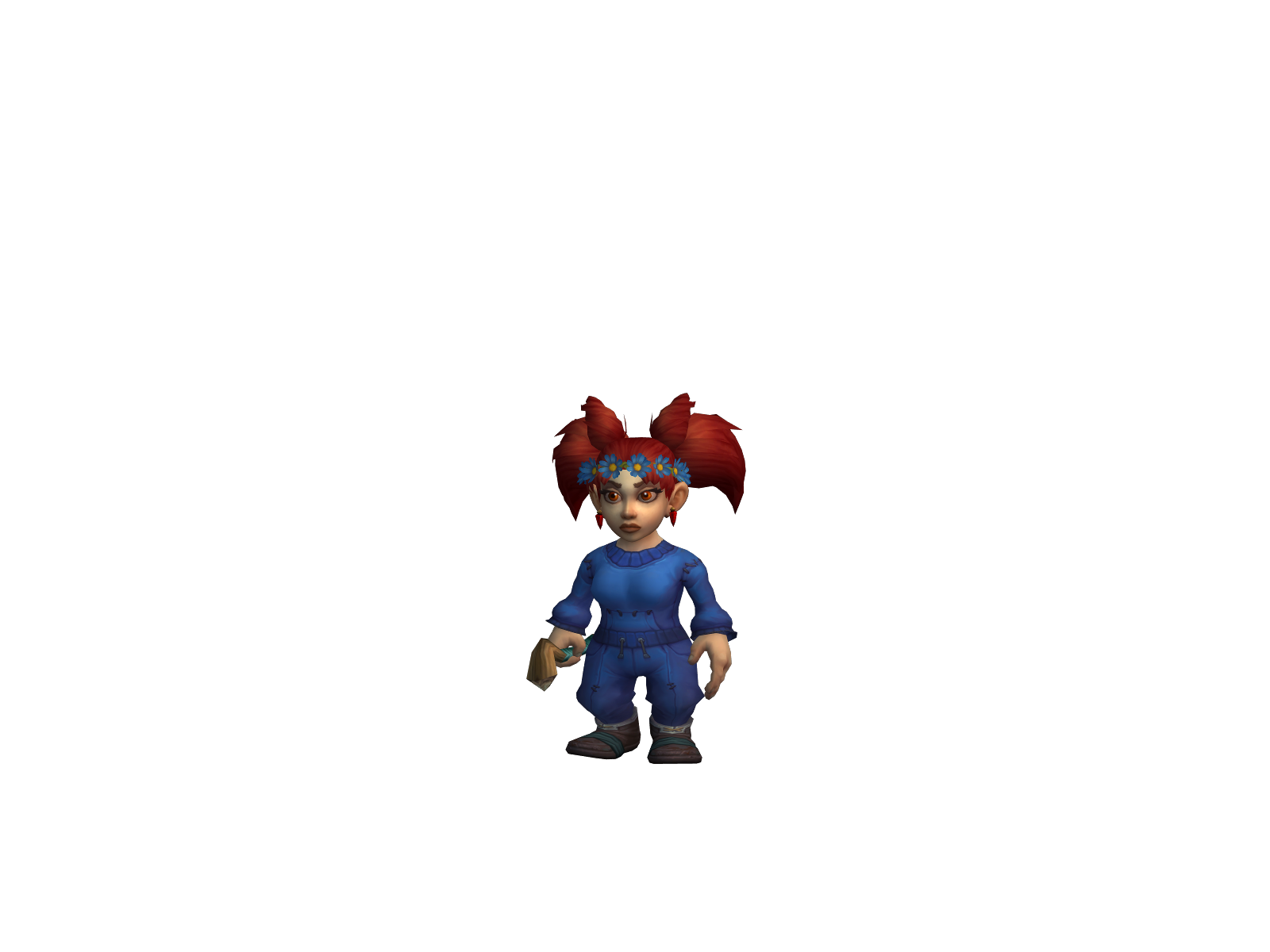 Fiitsparky 3D character render