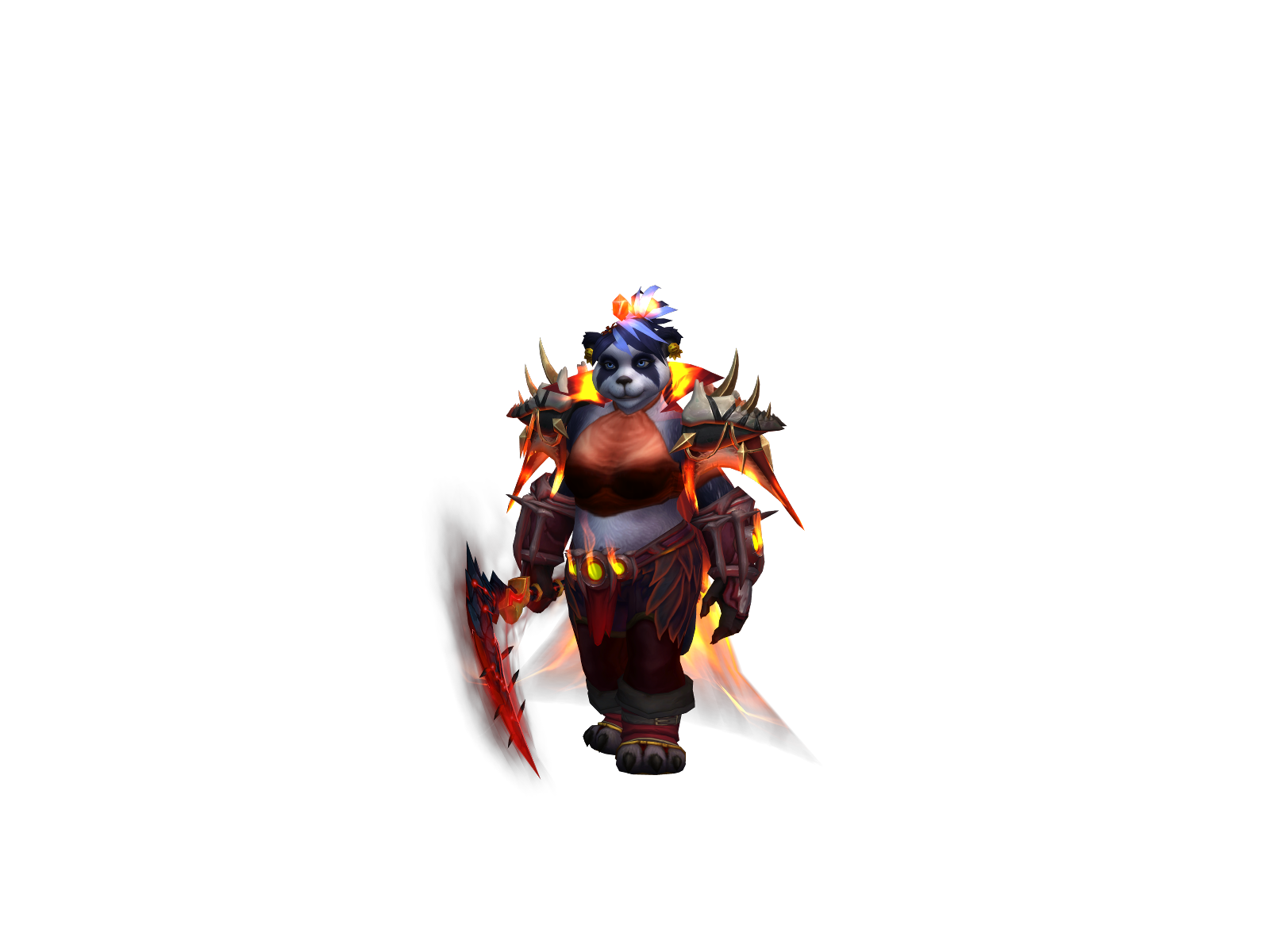Voidpaw 3D character render