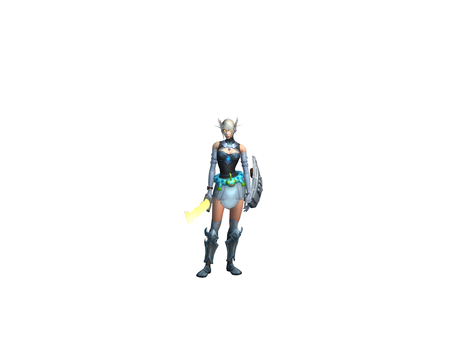 Cheerupbaby 3D character render