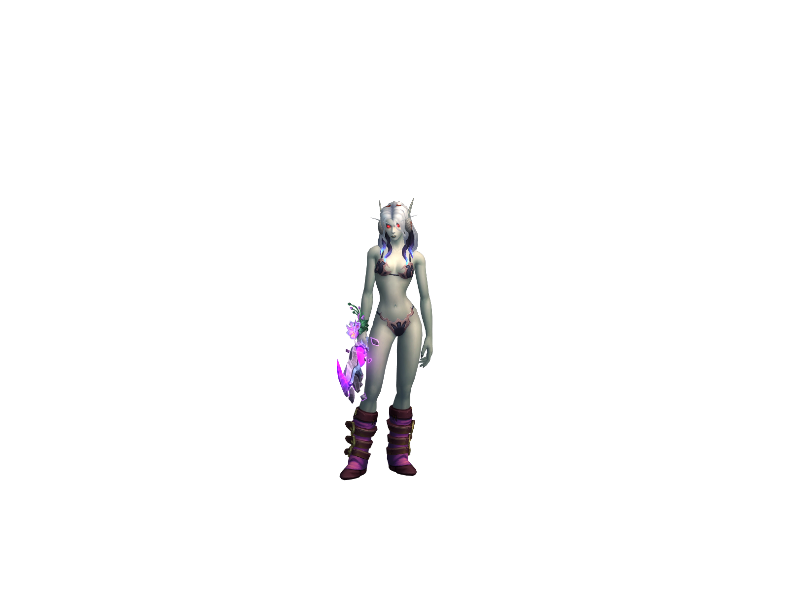 Kurohitsugi 3D character render