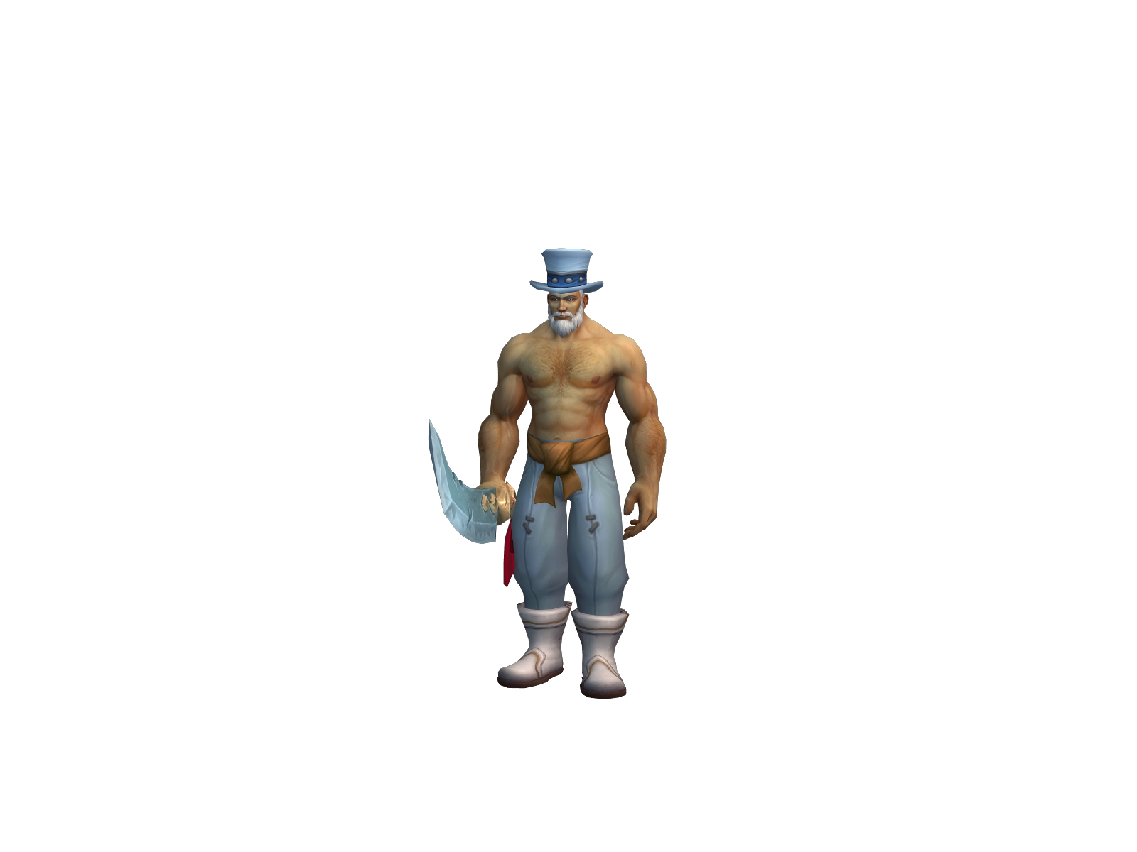 Bígströng 3D character render