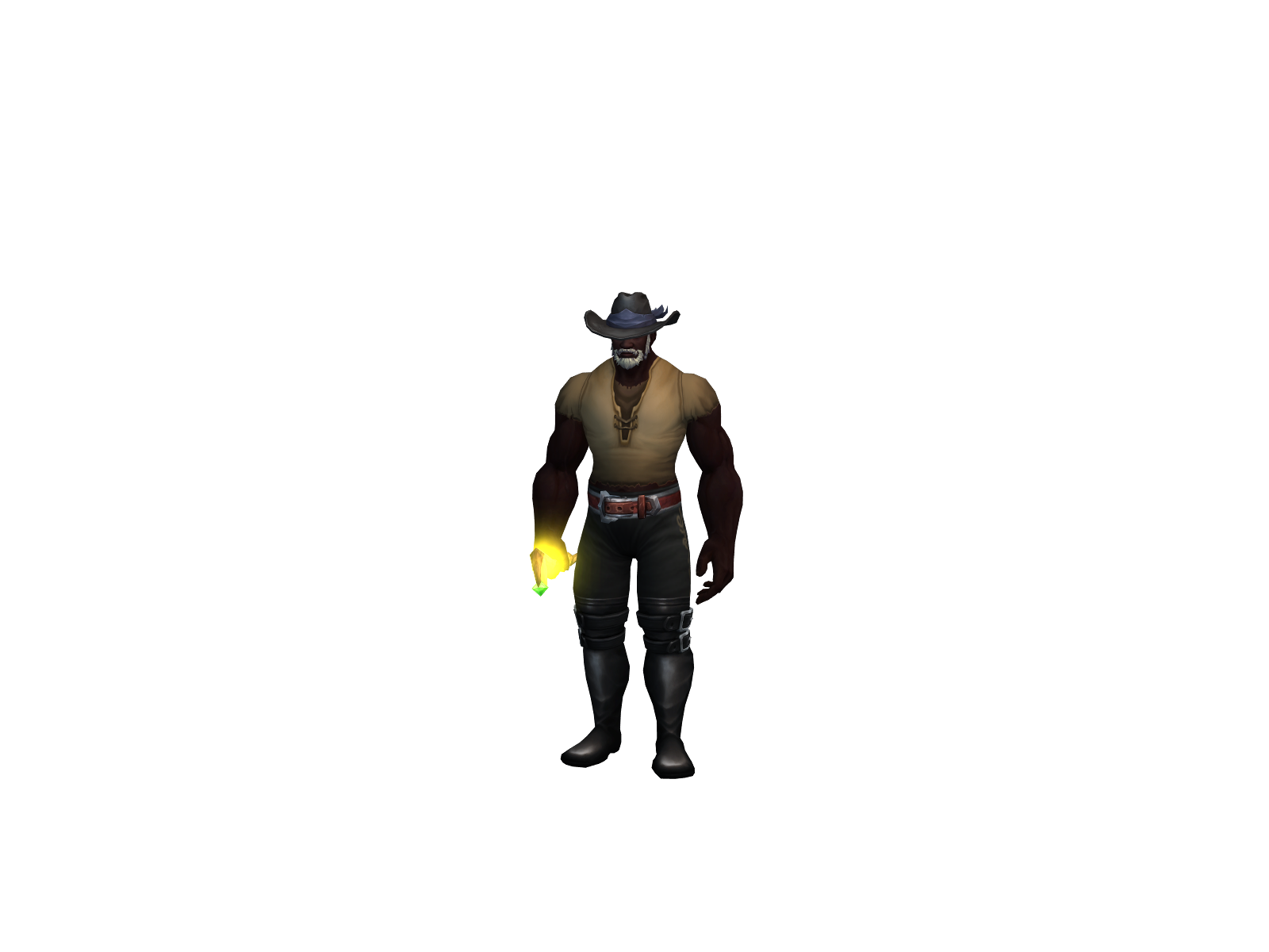 Hilbado 3D character render