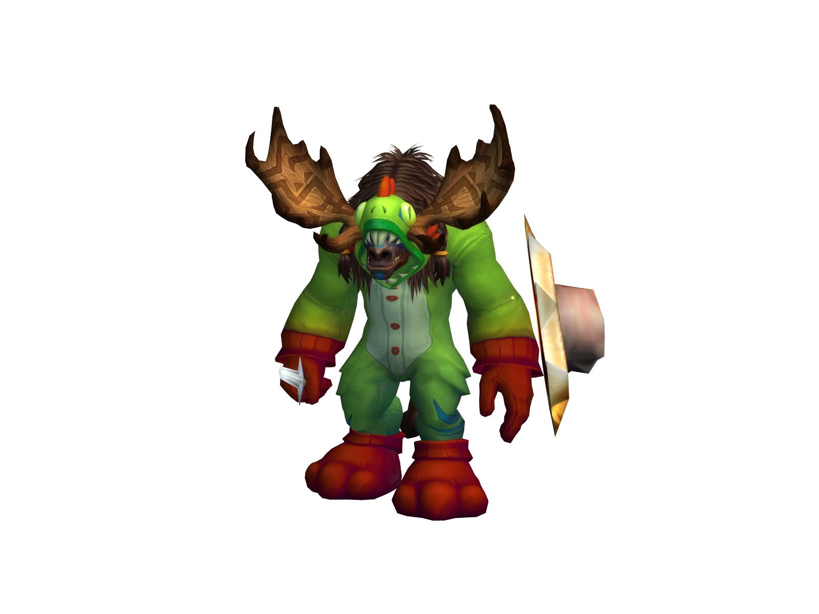 Moremeatball 3D character render