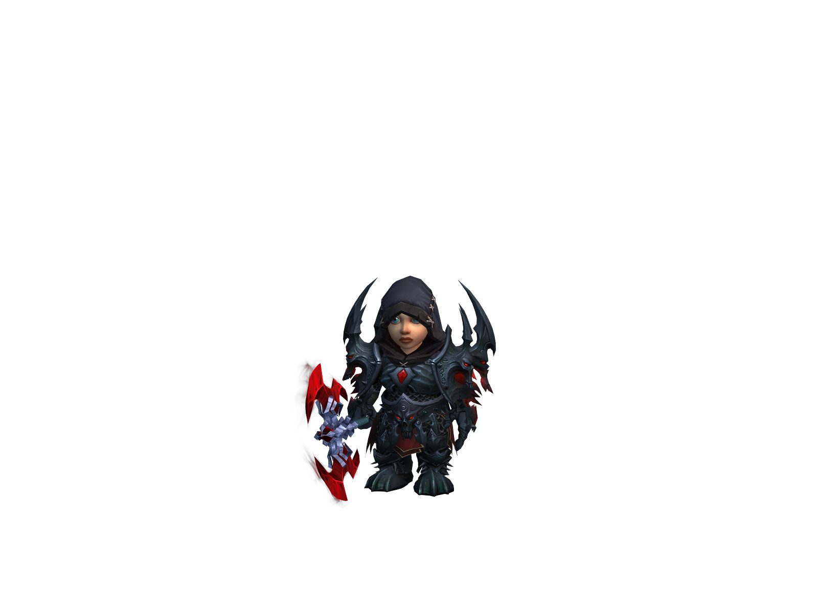 Ybmad 3D character render