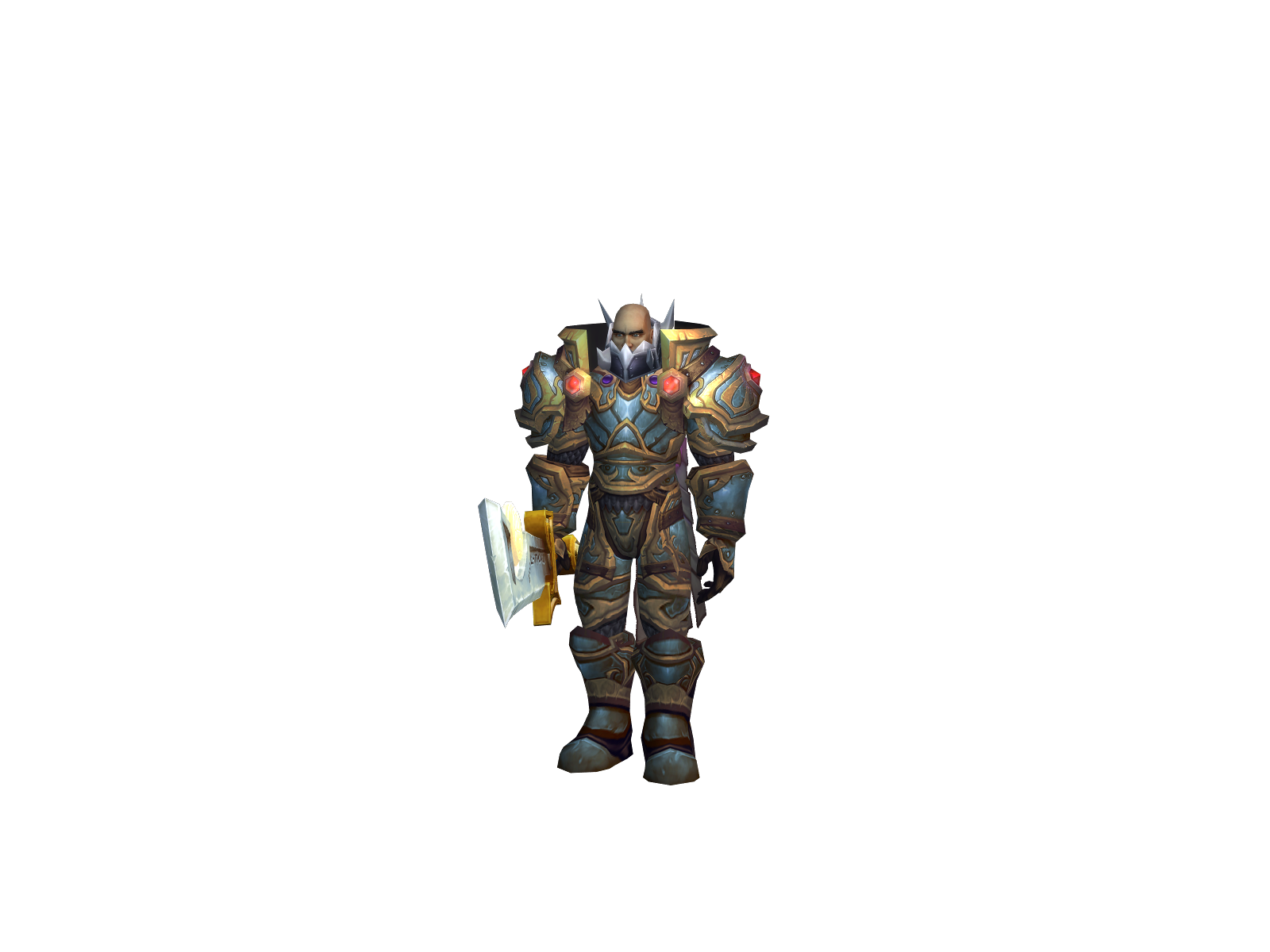 Goldimus 3D character render