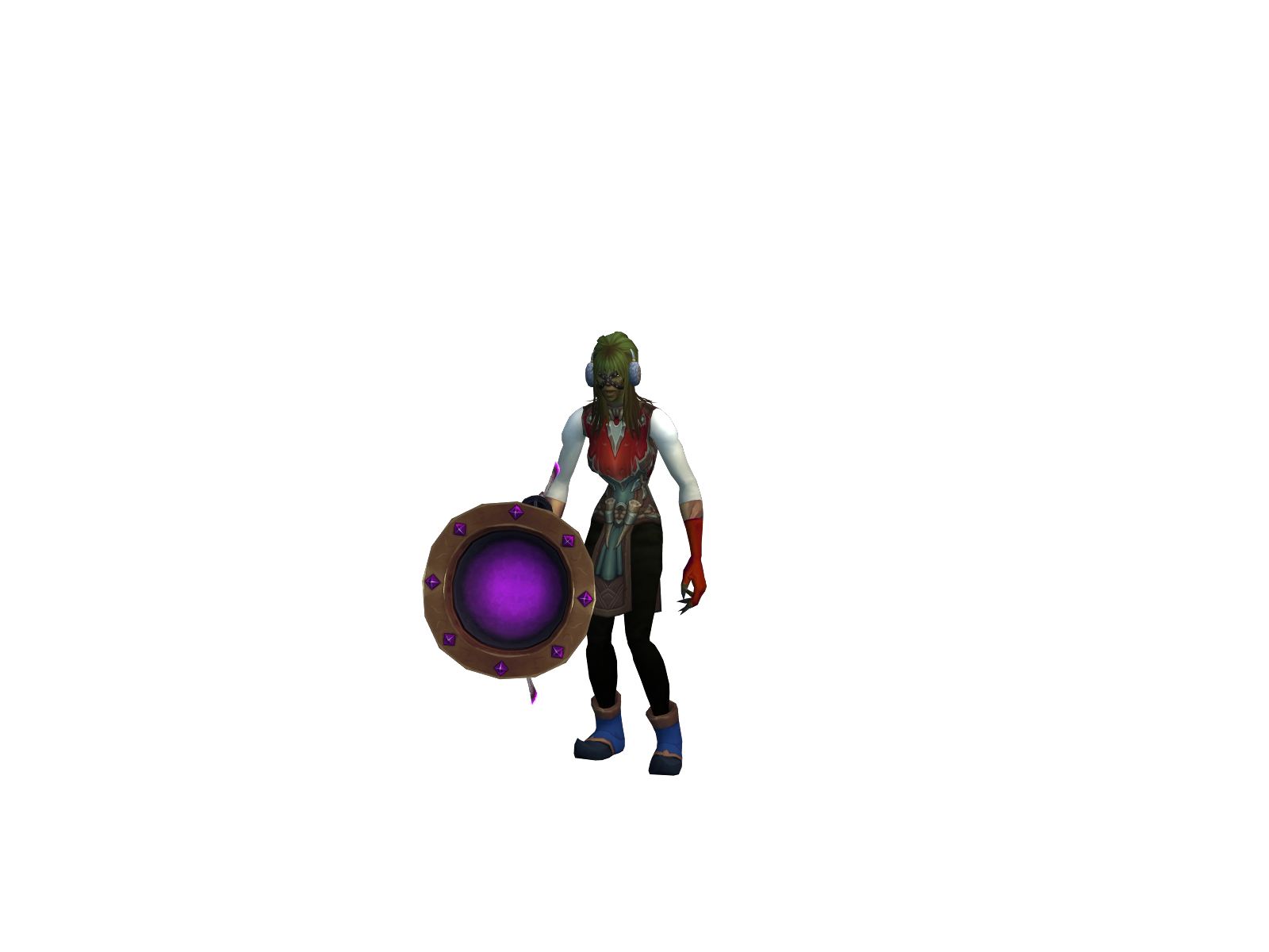 Kicksleep 3D character render