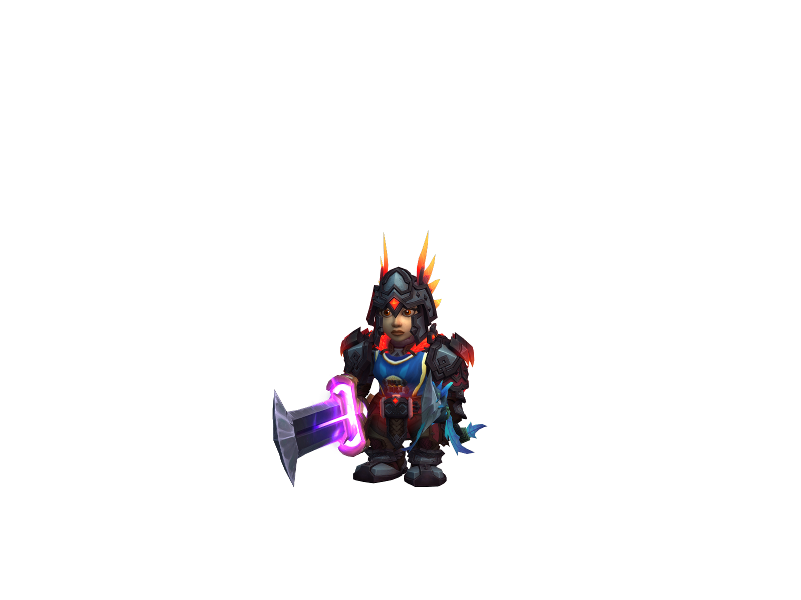 Warbreak 3D character render