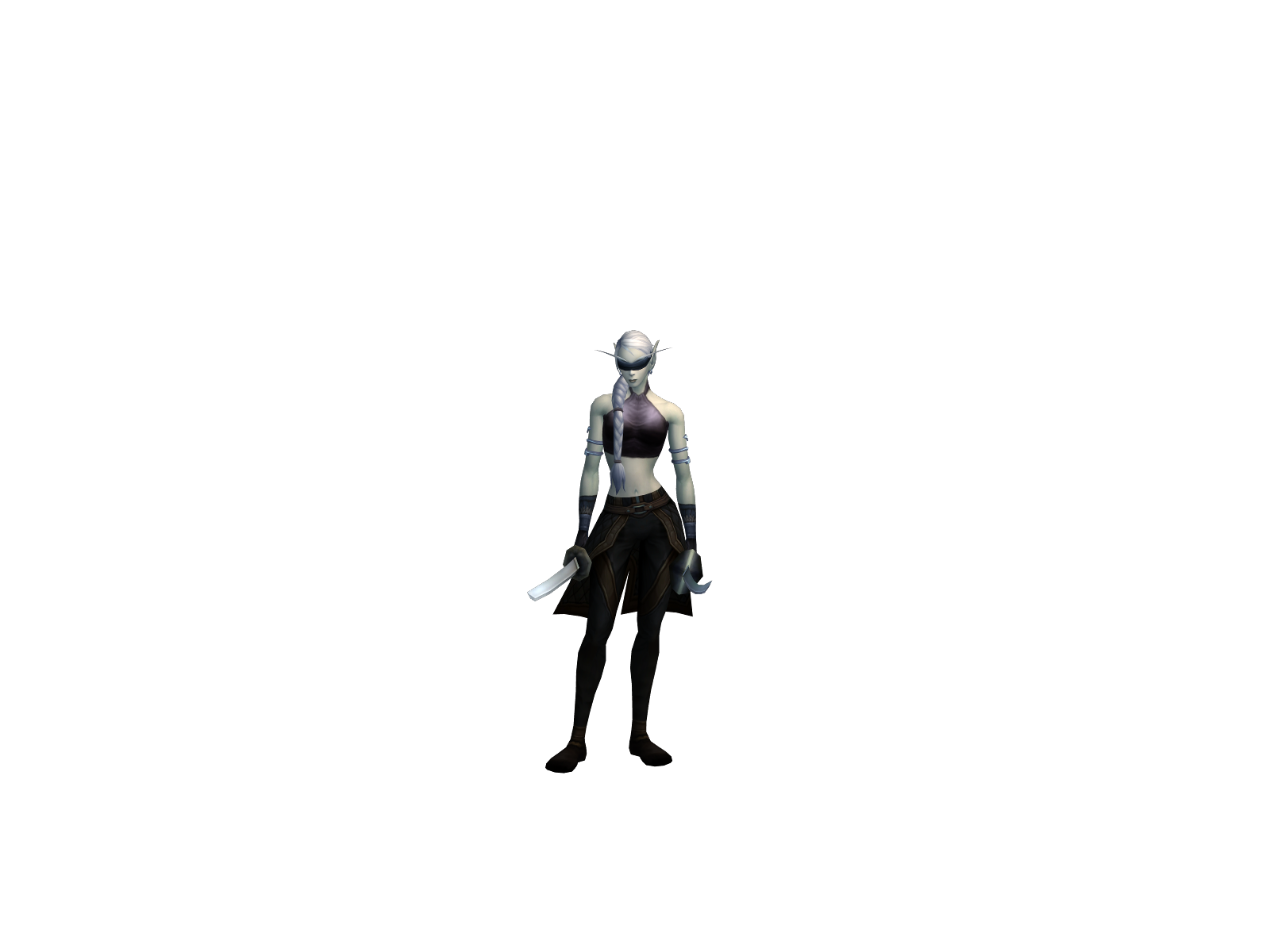 Negrita 3D character render