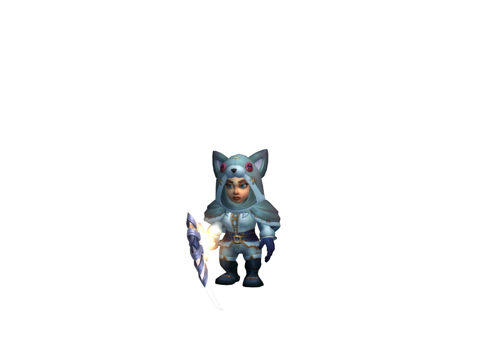Mechaelsa 3D character render